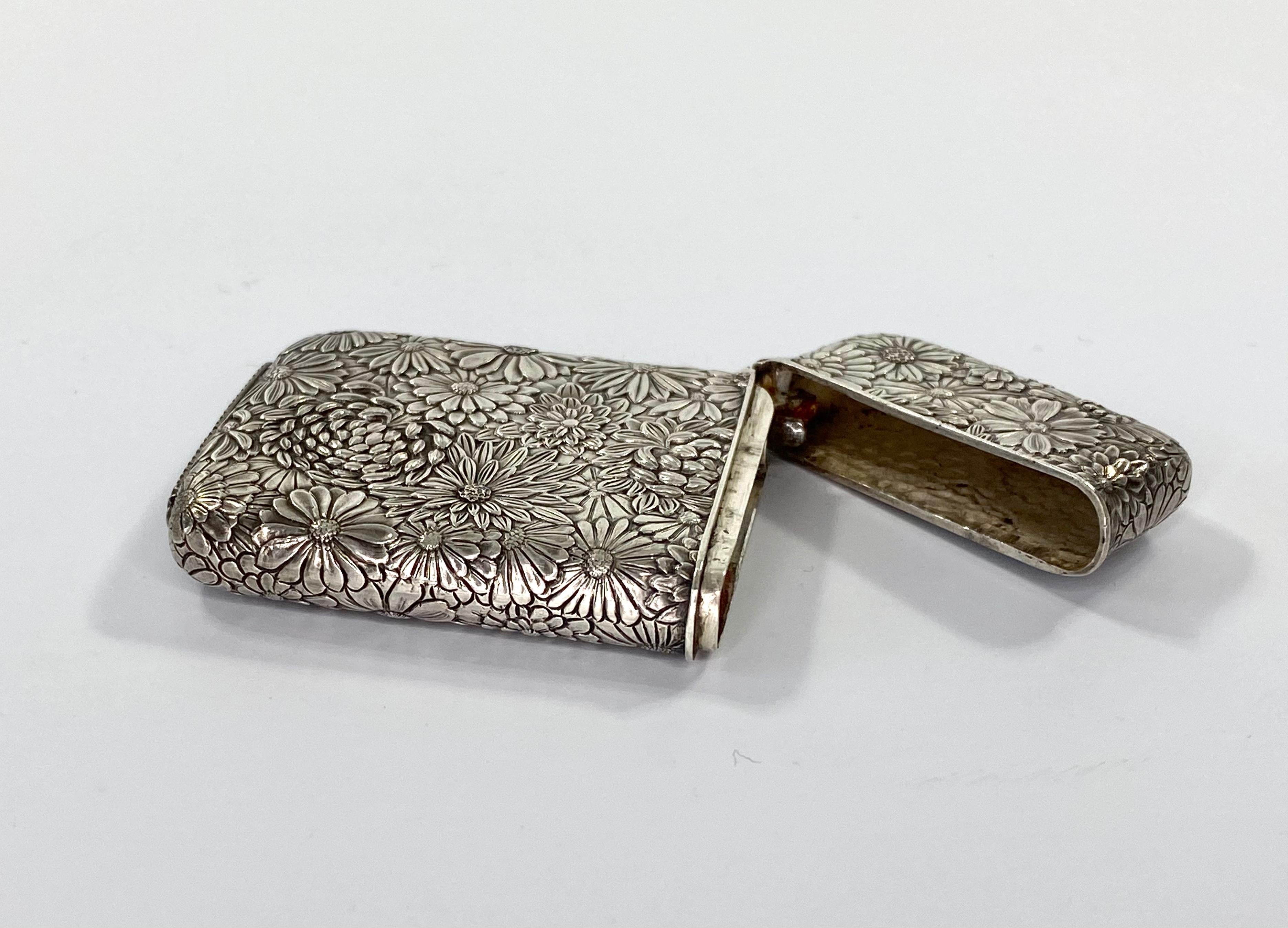 Japanese Silver Vesta, circa 1890, Meiji Period 2