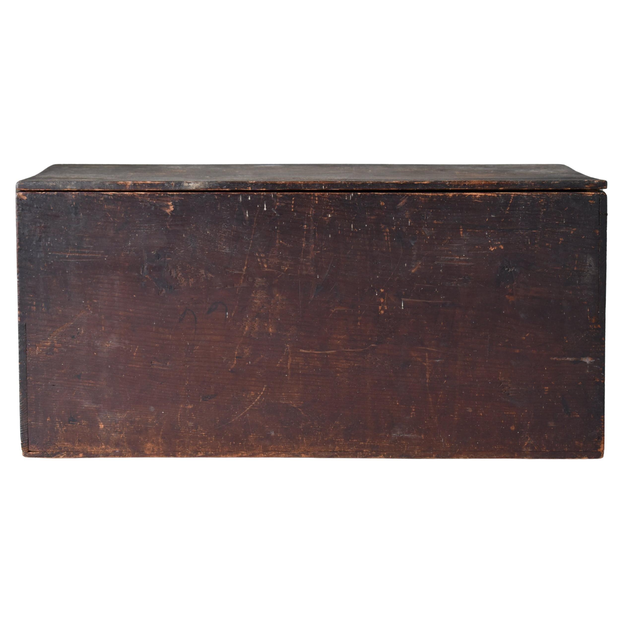 Caja de Almacenamiento Simplicidad Japonesa Años 1860-1900 / Mesa Auxiliar Wabi Sabi