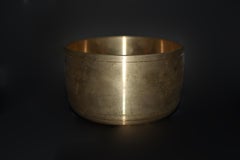 Japanese Singing Bowl Solid Brass Gold