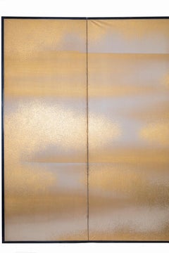 Japanese Six Panel Screen: Clouds of Golden Mist