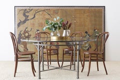 Japanese Six-Panel Screen Edo Dancers and Musicians