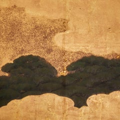 Biombo japonés de seis paneles: Matsushima (Isla de los Pinos)