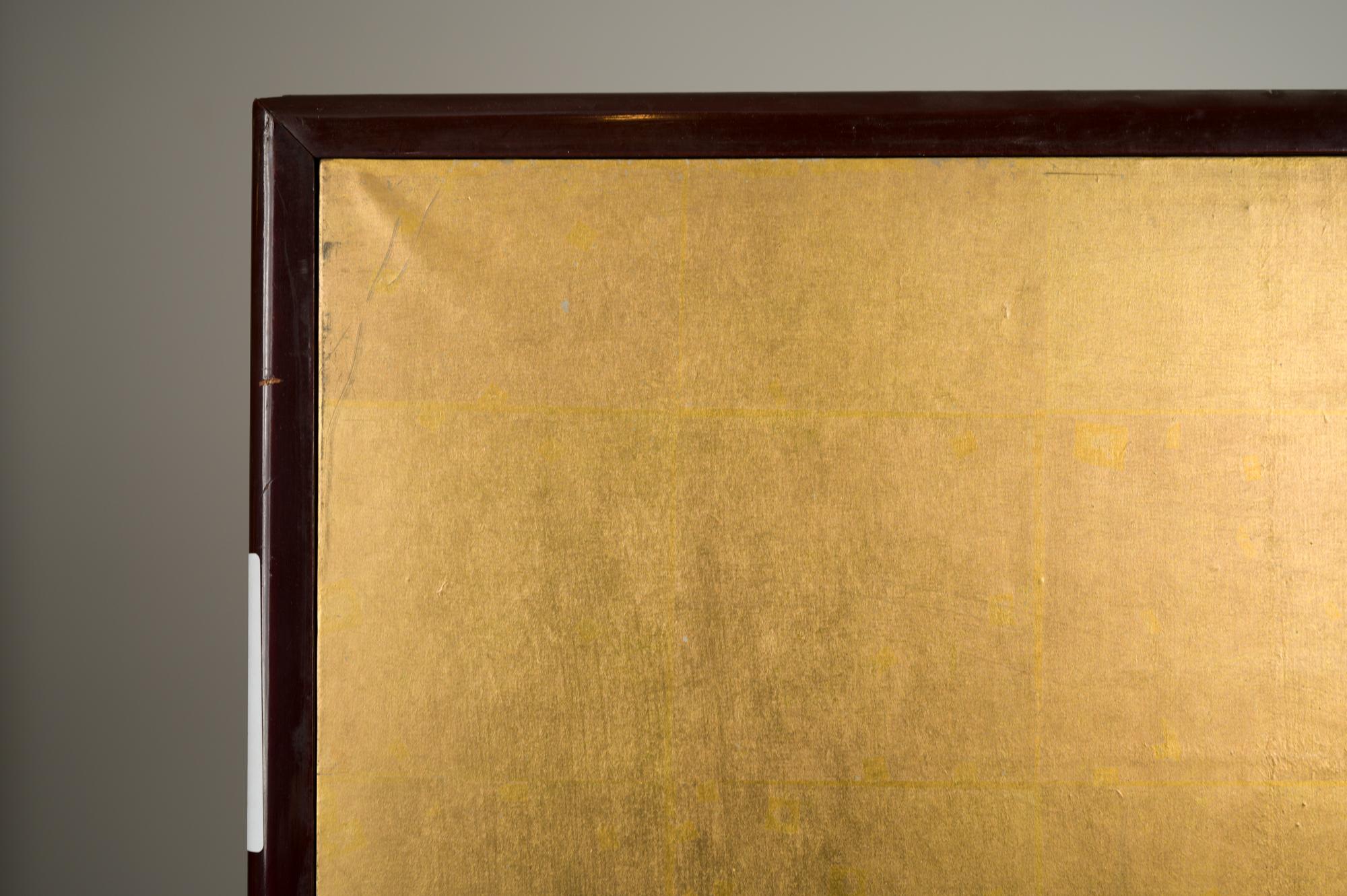 Japanese Six Panel Screen: Plain Gold Leaf, 'No Image' 5