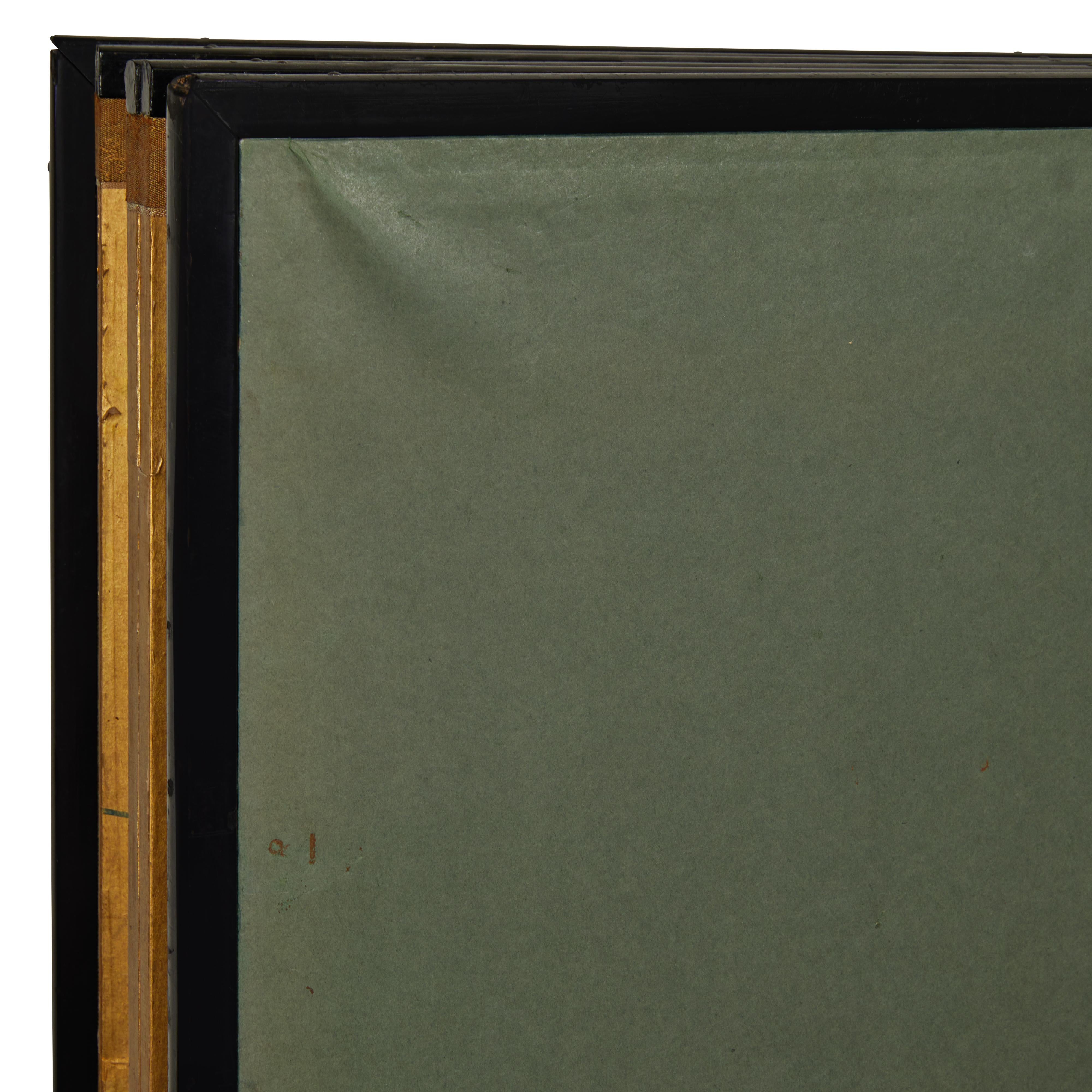 Japanese Six Panel Screen: Rimpa Style Summer Flowers on Gold For Sale 1