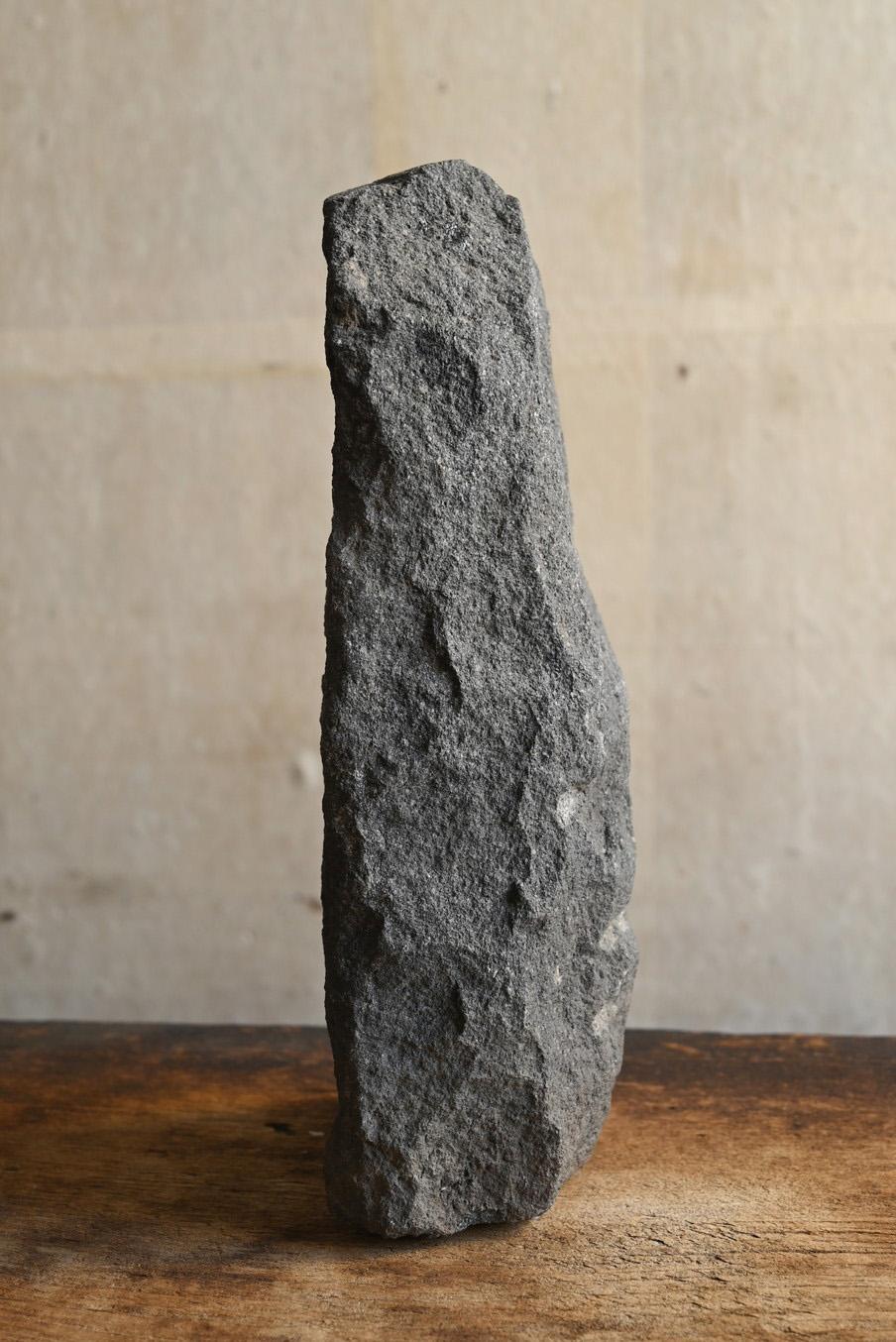 Japanese small antique travel gods or dosojin/stone Buddha/1600-1800/Edo period For Sale 2