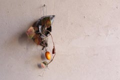 Suspension murale en gourde serpent japonaise par Yumiko Kuwahata / Bonsai / wabi-sabi