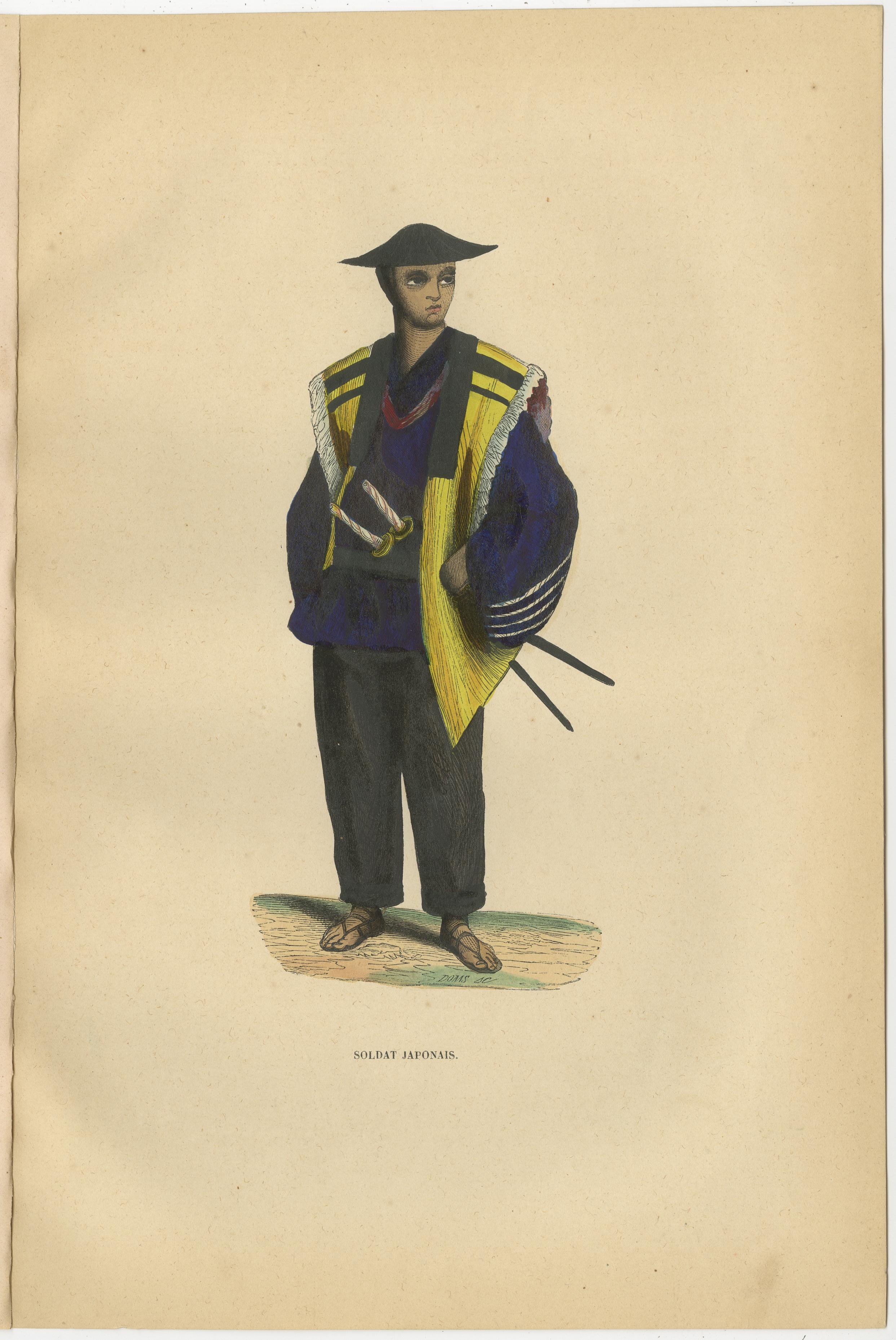 Tres soldados japoneses: De la Colección Litográfica de Auguste Wahlen de 1844

Estas tres litografías coloreadas a mano, creadas para la célebre obra de Auguste Wahlen de 1844 