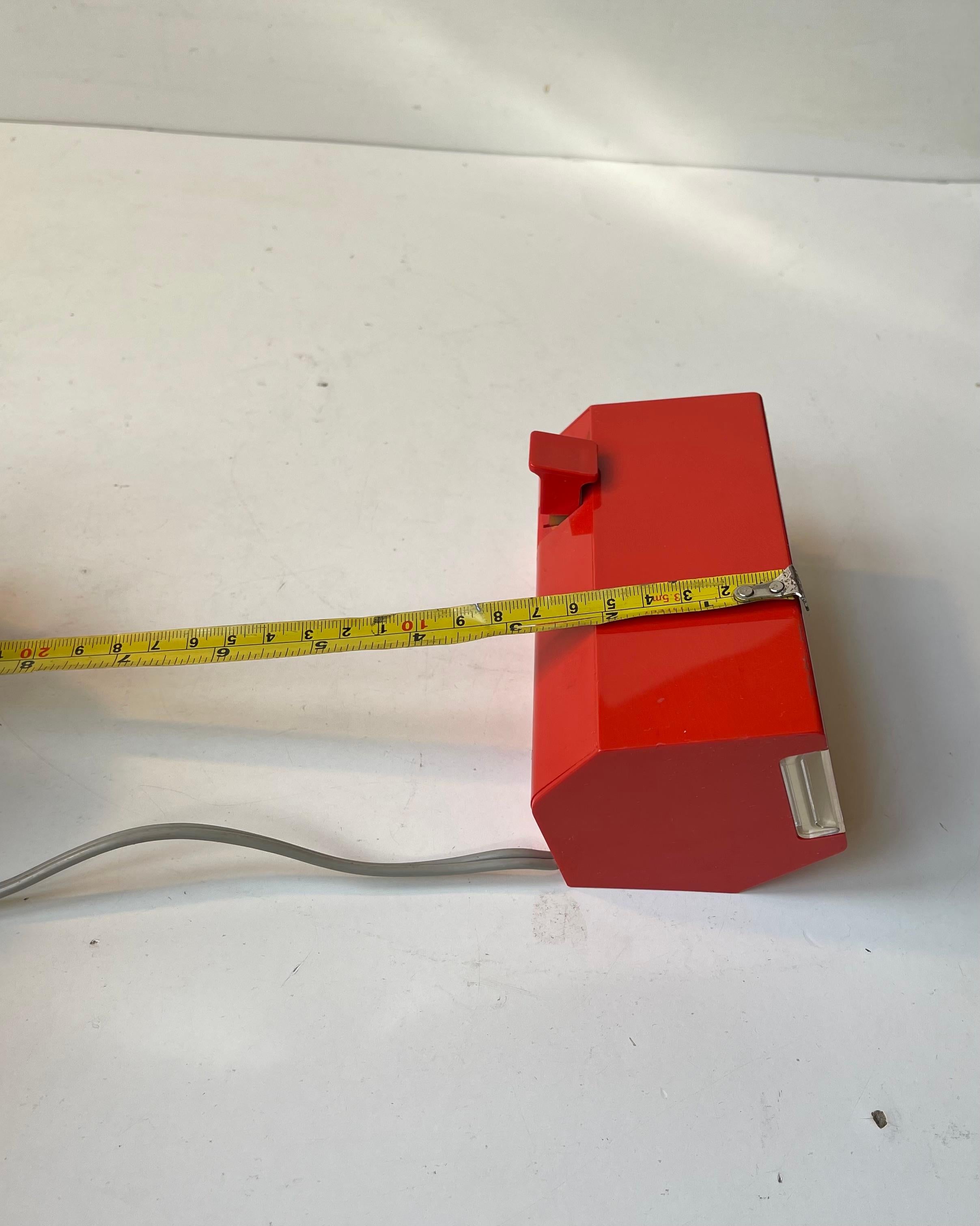 Japanese Space Age Flip Alarm Clock by Copal, 1970s For Sale 3