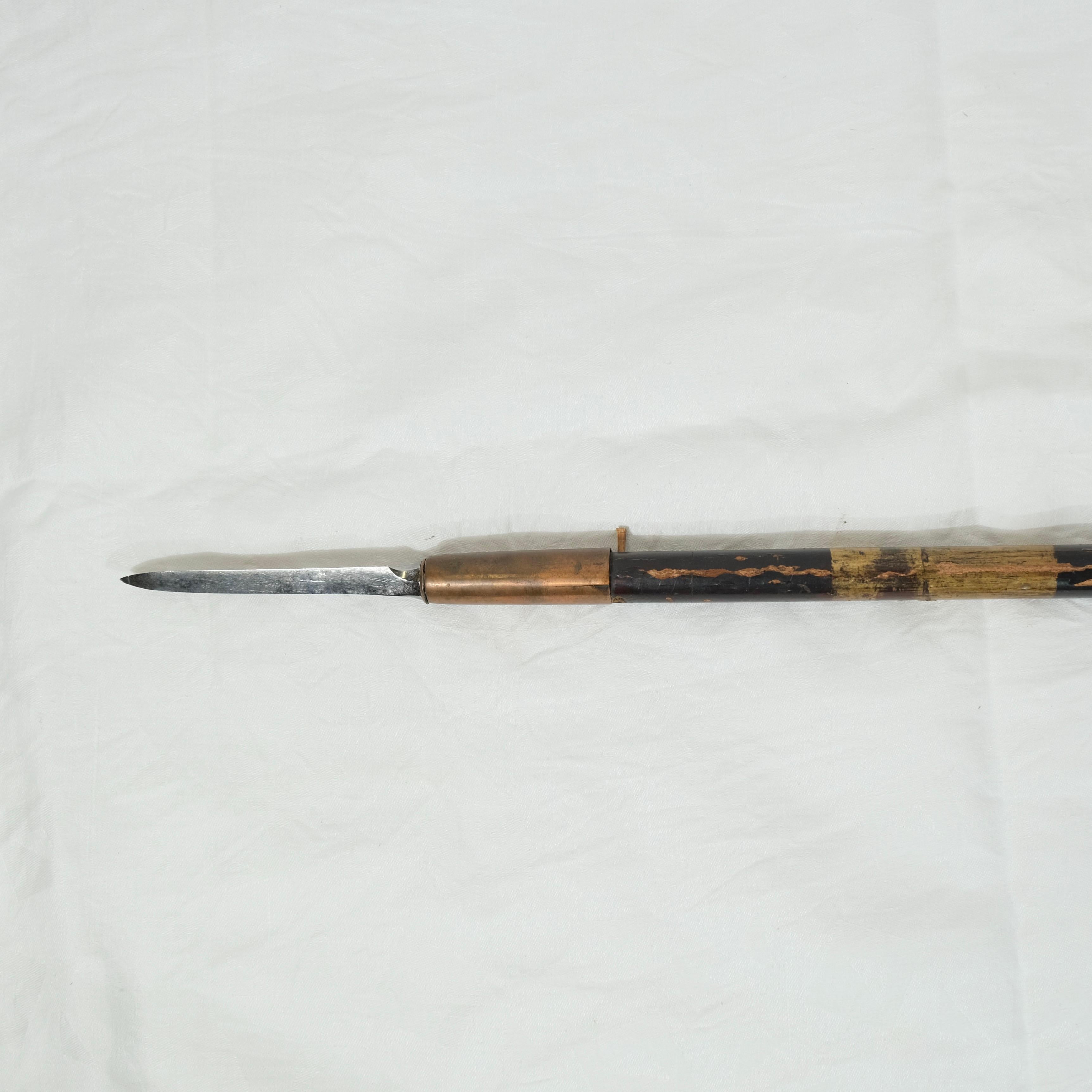 Lanza japonesa, Periodo Edo, lleva firma en venta 3