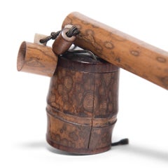 Japanese Spotted Bamboo Tobacco Inro, circa 1850