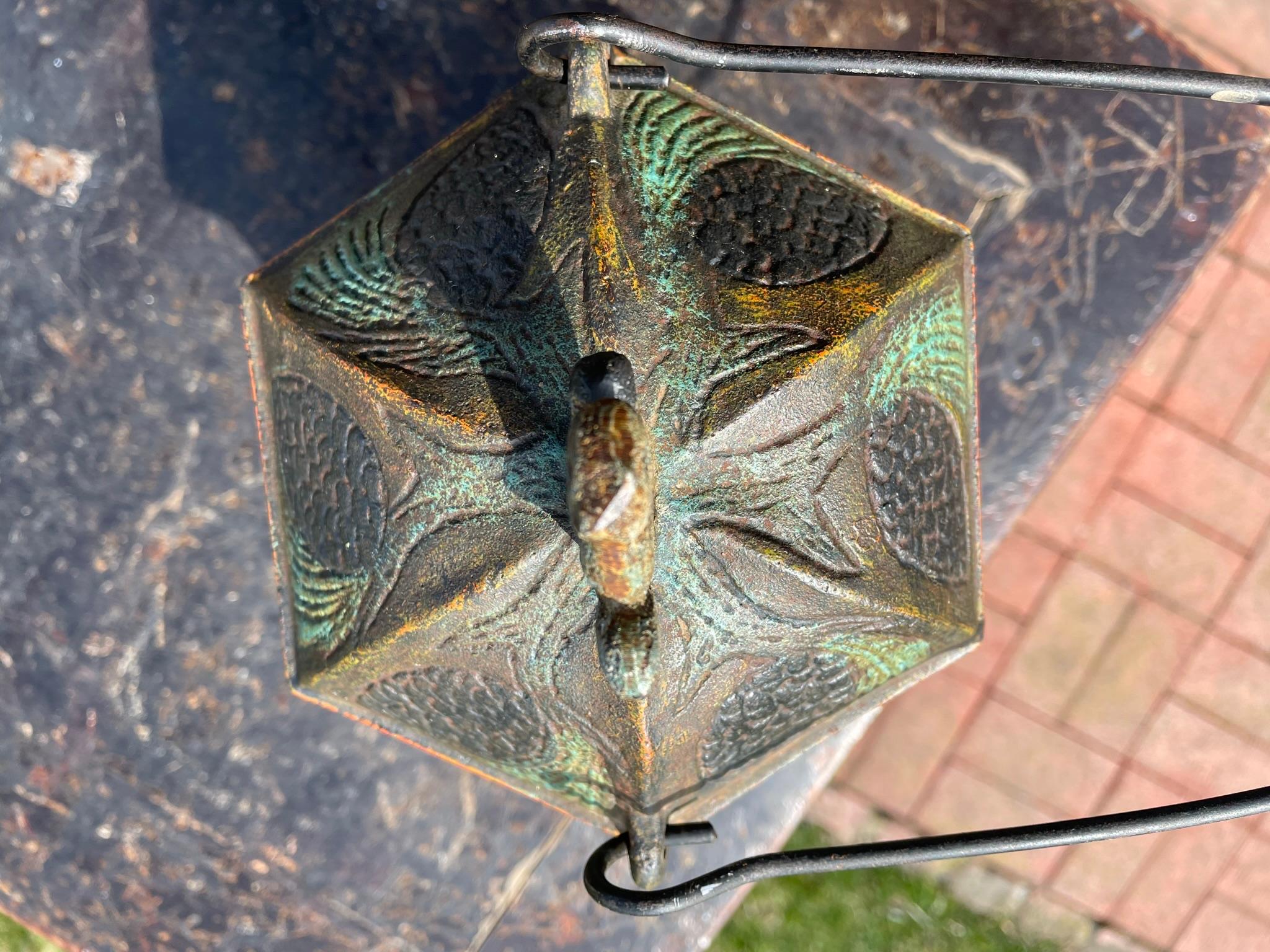 Japanese Squirrel and Acorn Lighting Lantern 1