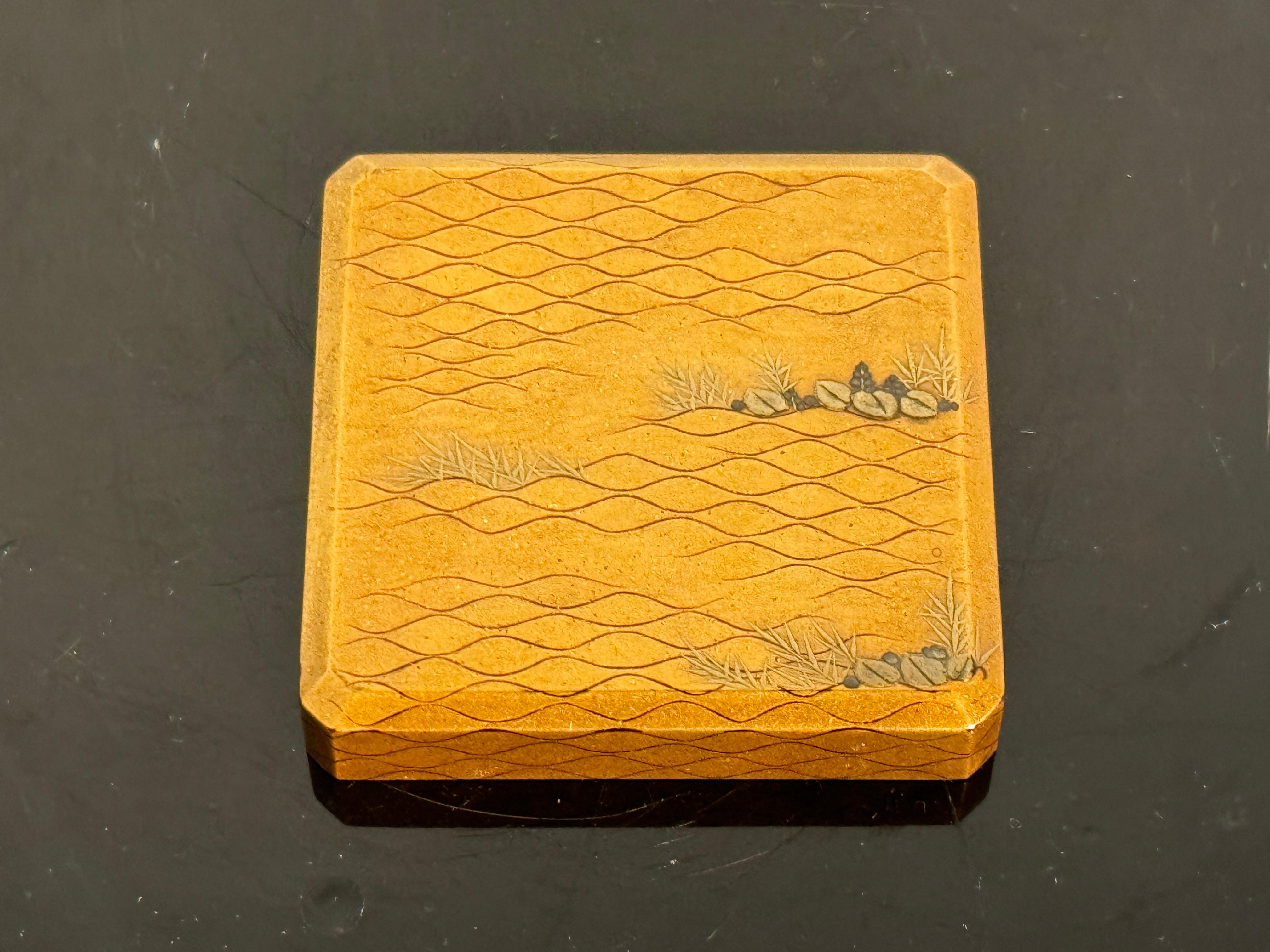 Silver Japanese Stacking Incense Box, Ju-Kobako, Meiji Period, Mid 19th century, Japan For Sale