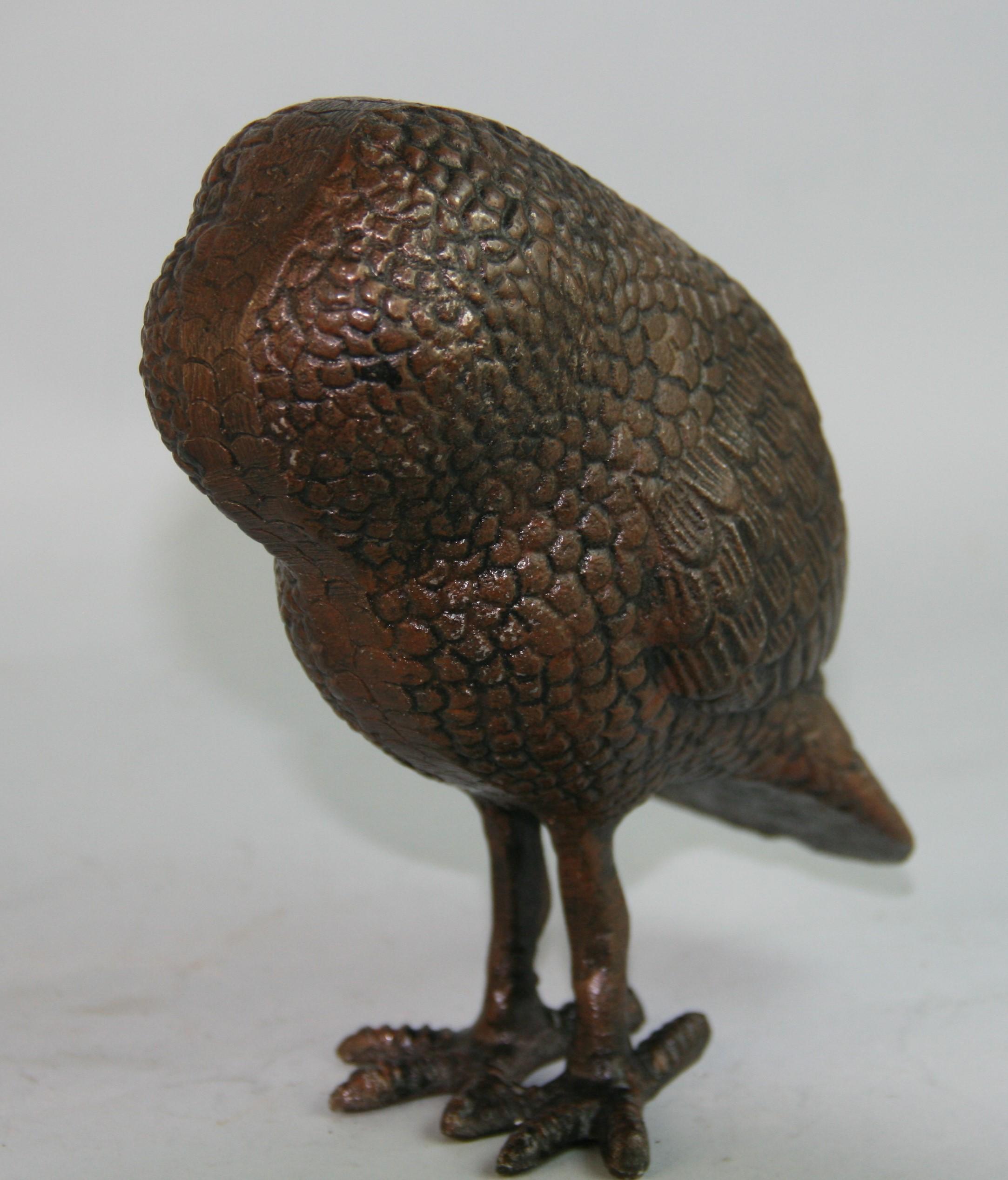 Japanese Standing Owl Sculpture 1