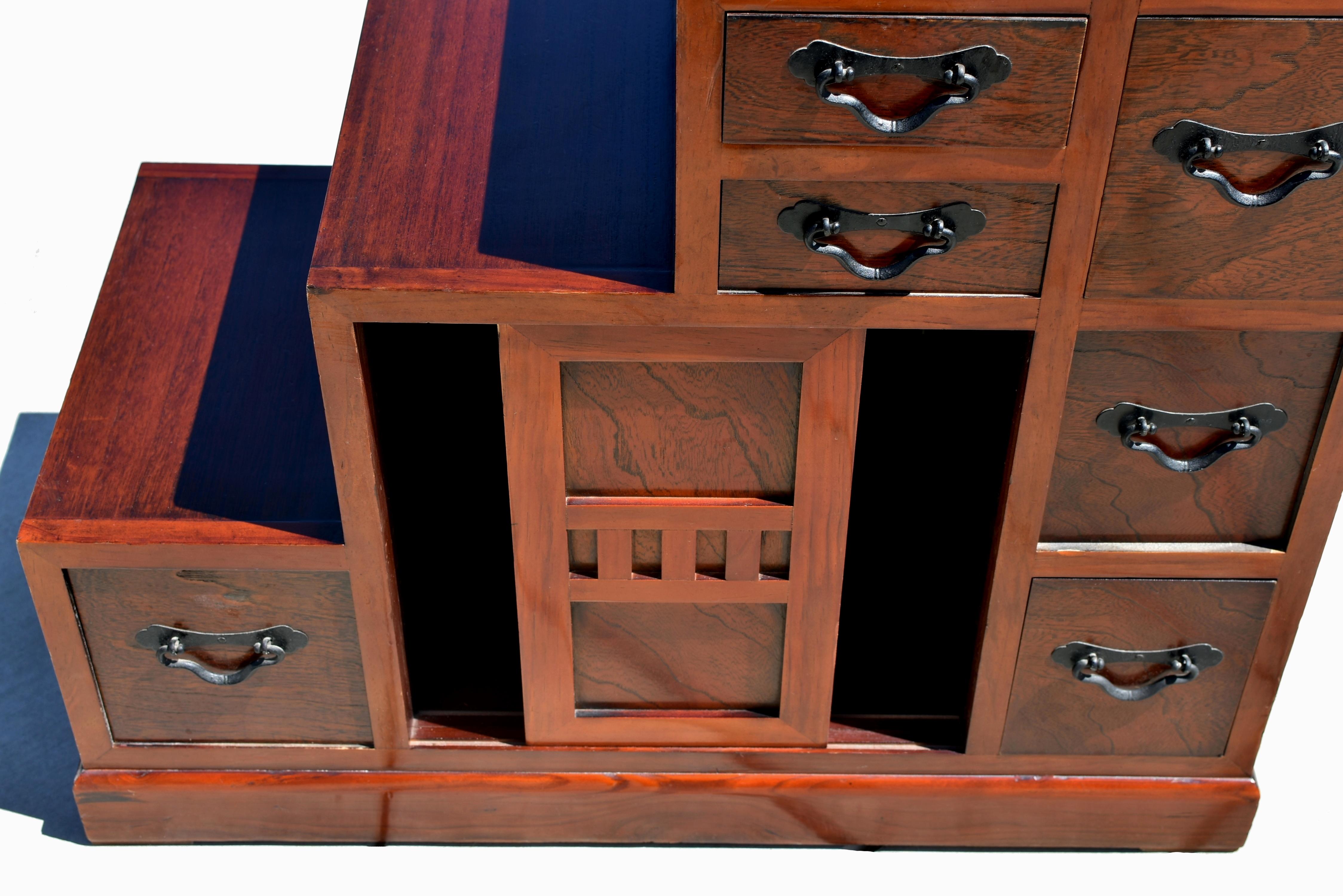 Japanese Step Tansu Double Sided 3