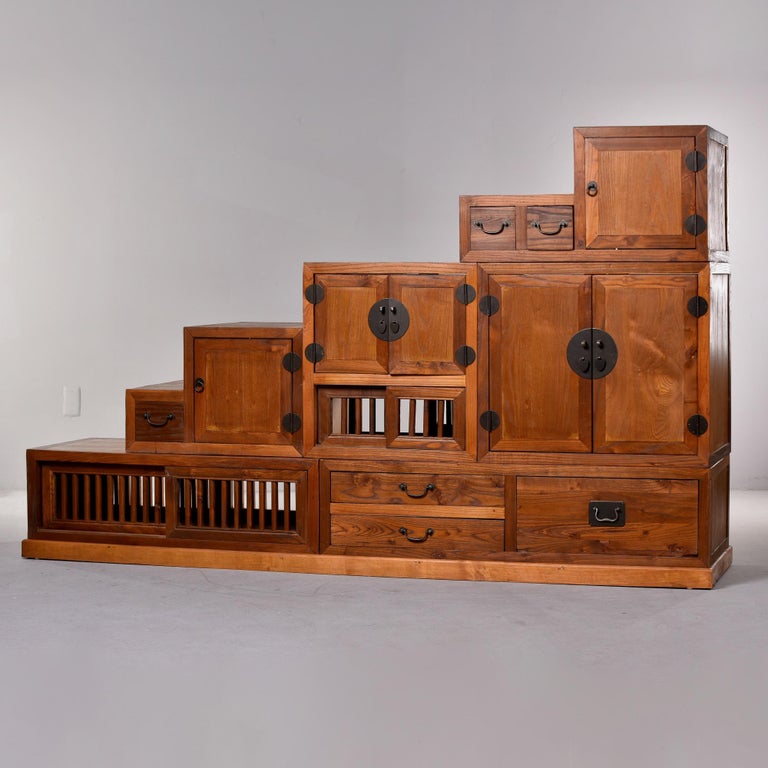 Japanese Step Tansu Two Sided at 1stDibs tansu step