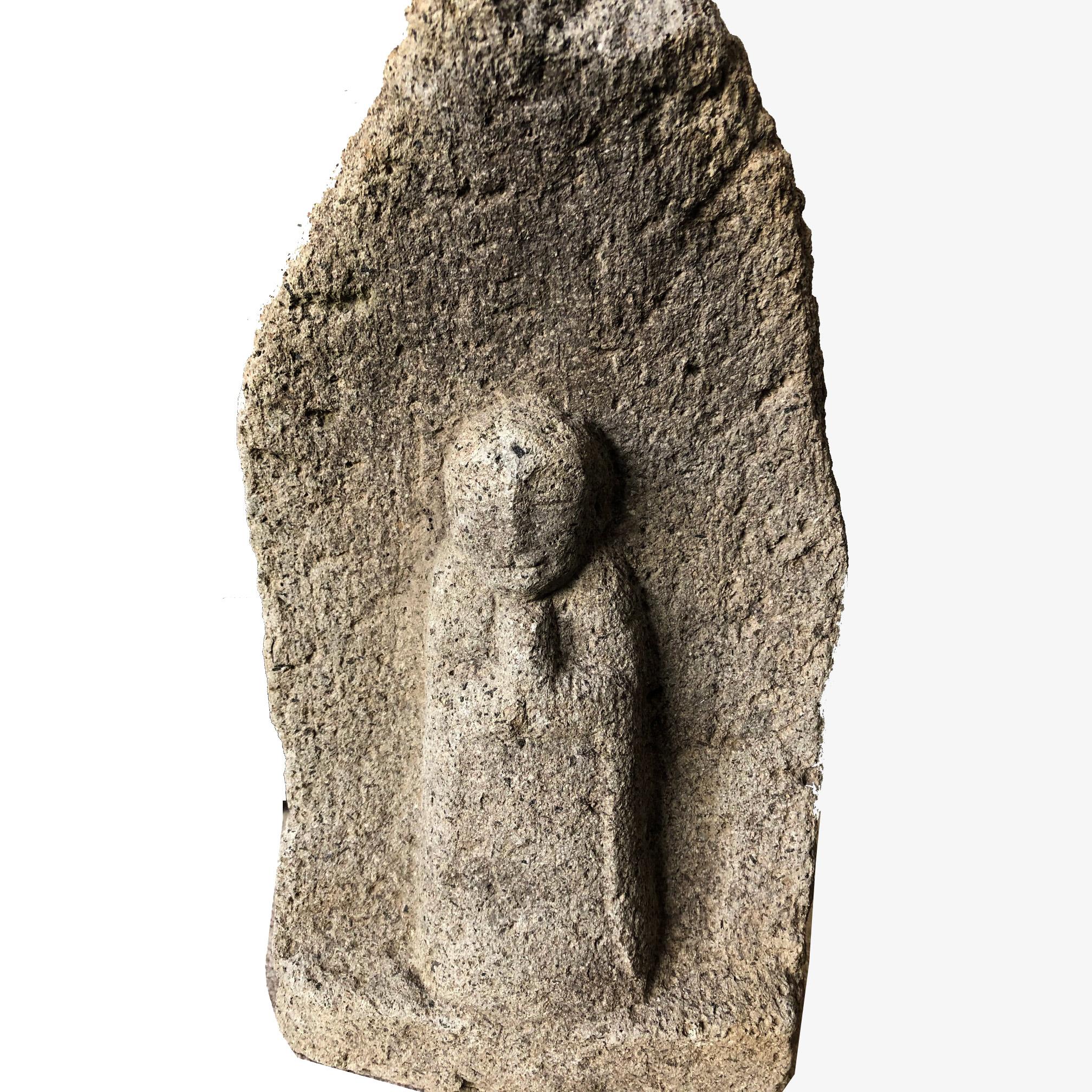 Early 20th Century Japanese Stone Jizo