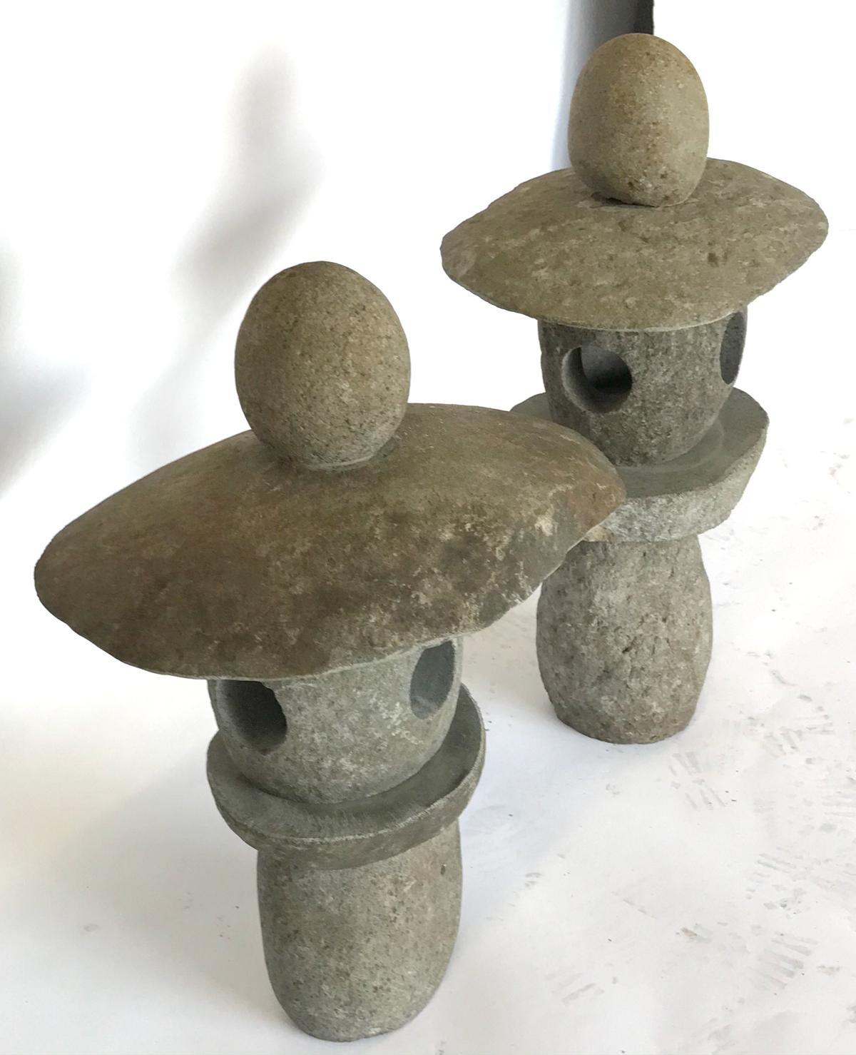 Edo Chinese Stone Lantern - Right one available