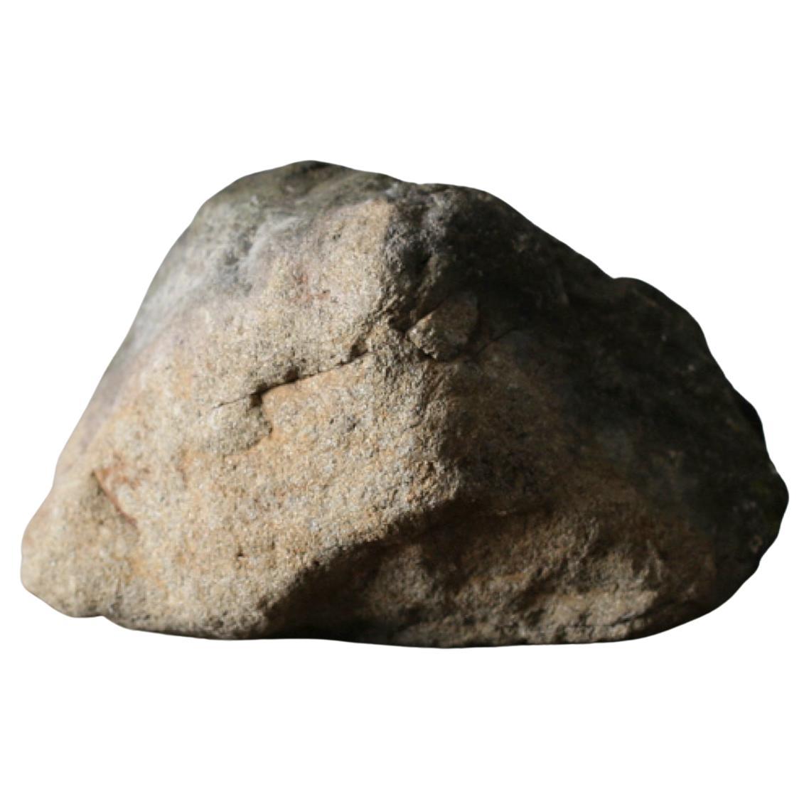 Japanese Stone Object medium / wabi-sabi For Sale