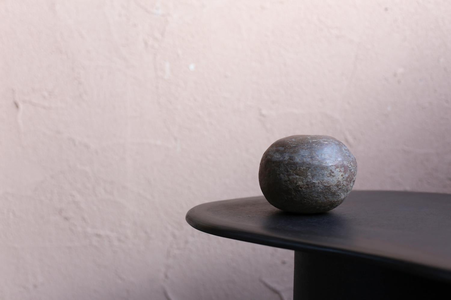 Japonisme Japanese Stone Object sphere / wabi-sabi