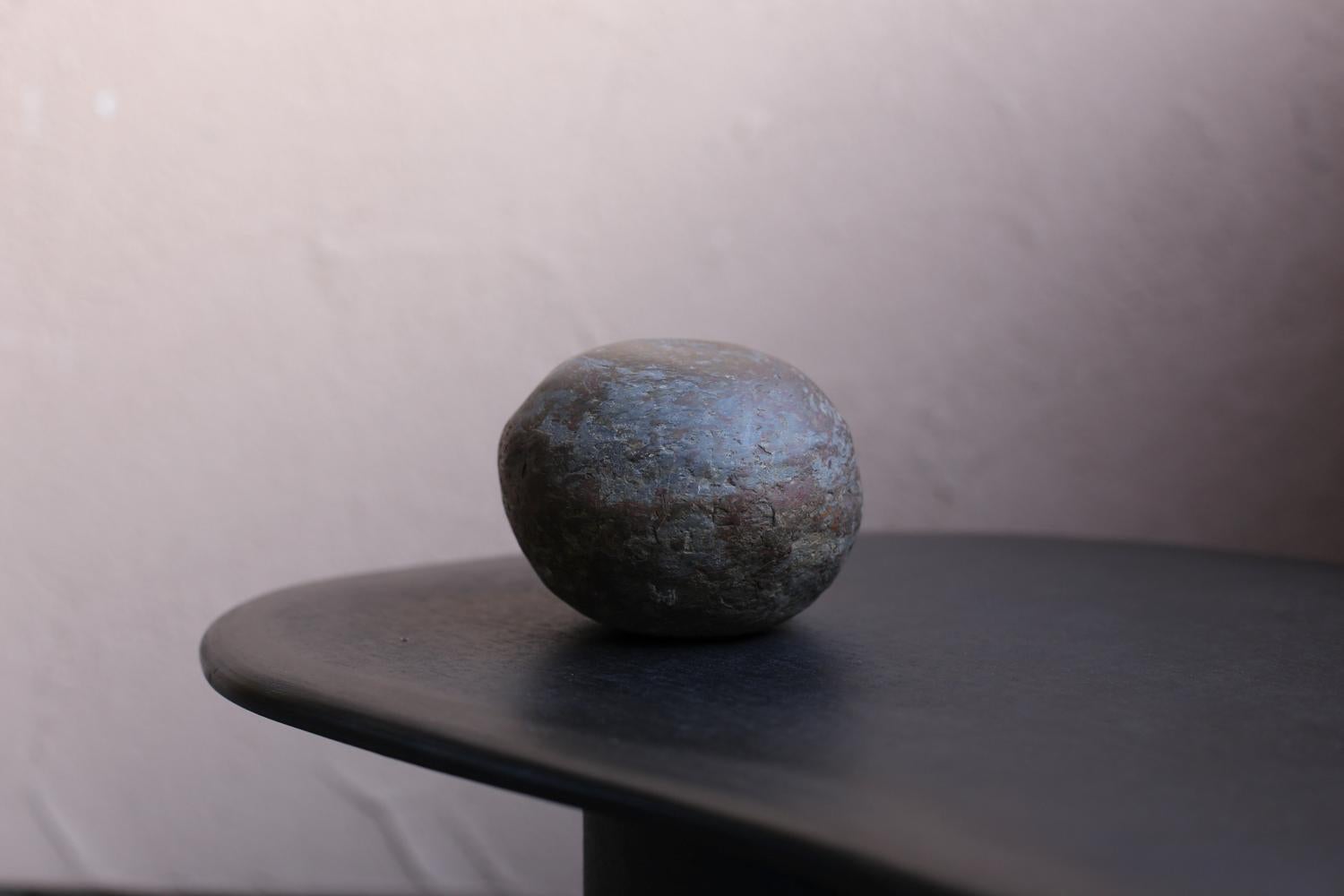 Japanese Stone Object sphere / wabi-sabi 1