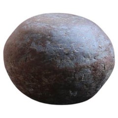 Japanese Stone Object sphere / wabi-sabi