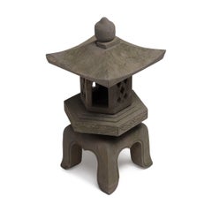 Japanese Stone Yukimi-Doro Garden Lantern