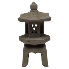 Japanese Stone Yukimi-Doro Garden Lantern