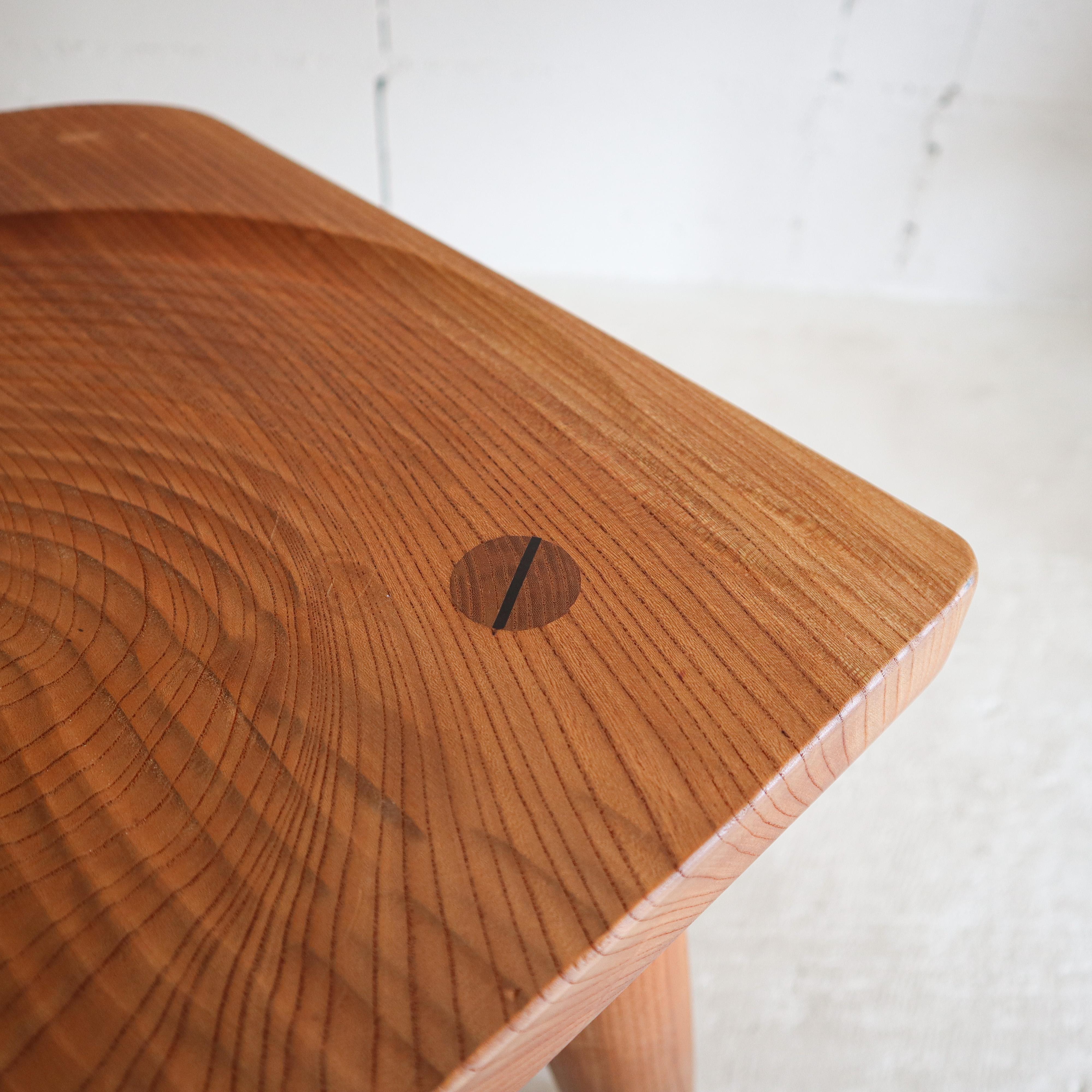 George Nakashima Style Japanese Studio Craft Solid Wood T-Chairs 3