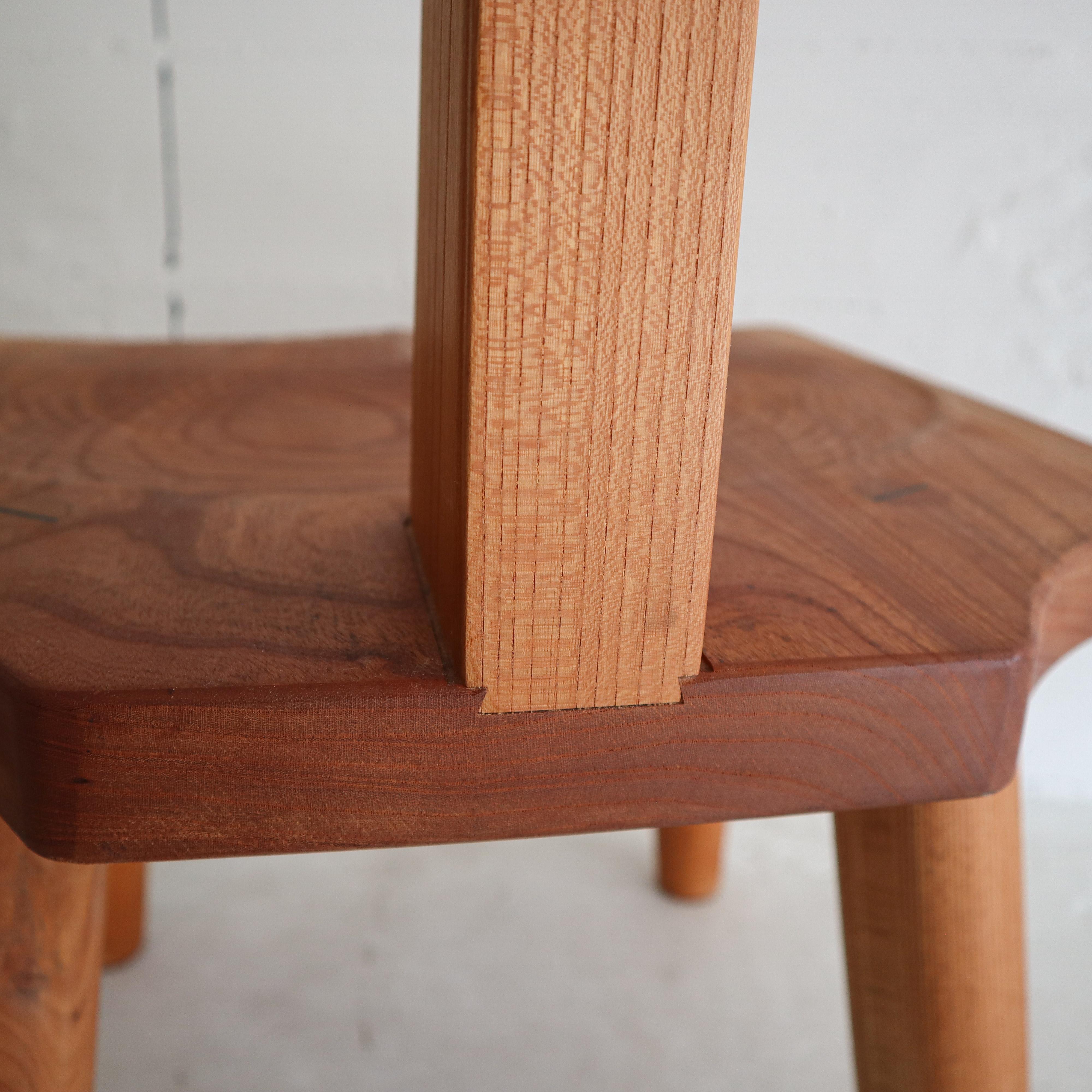 George Nakashima Style Japanese Studio Craft Solid Wood T-Chairs 8