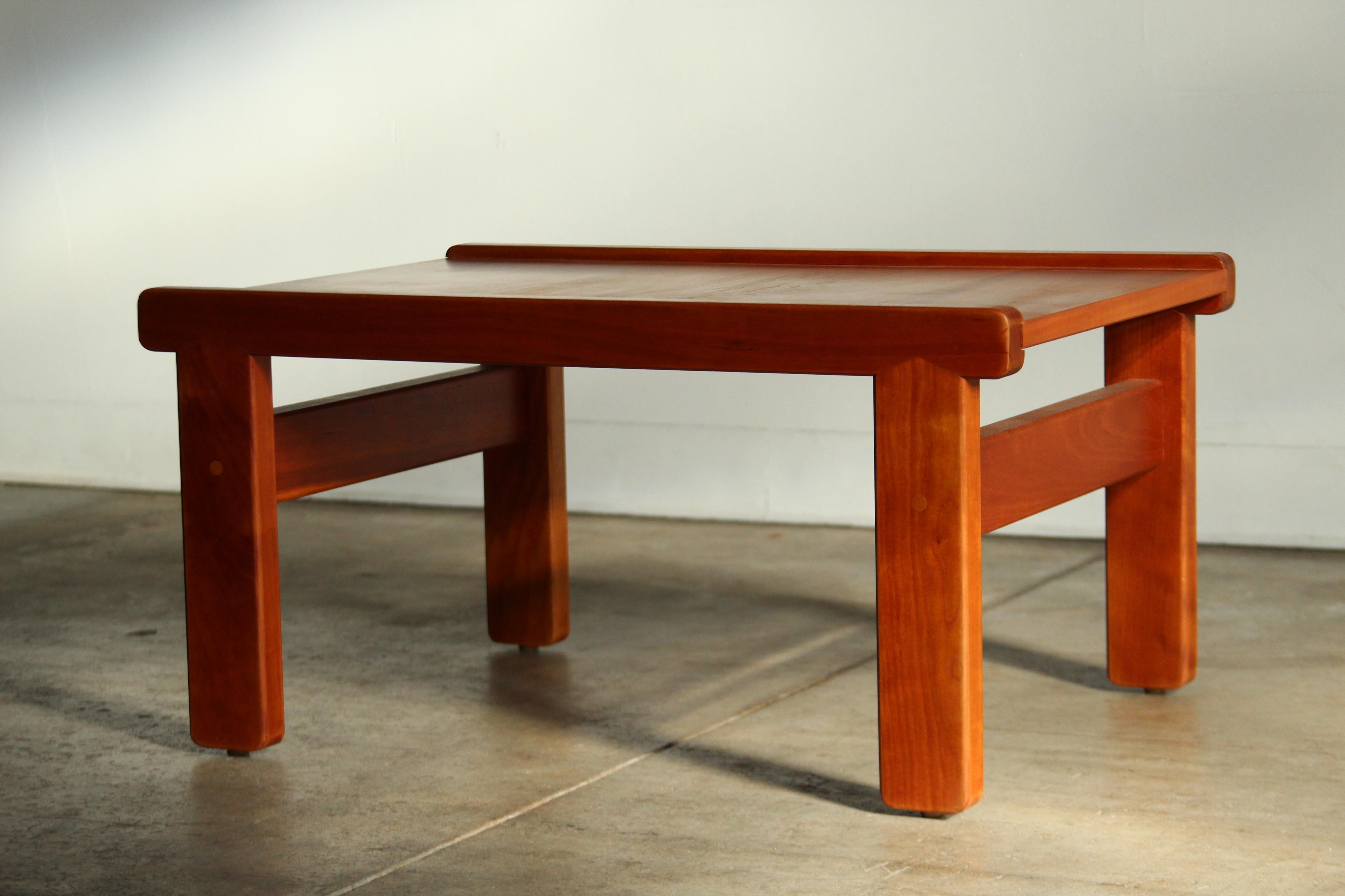 Mid-Century Modern Japanese Studio Crafted Low Table, 1970s For Sale