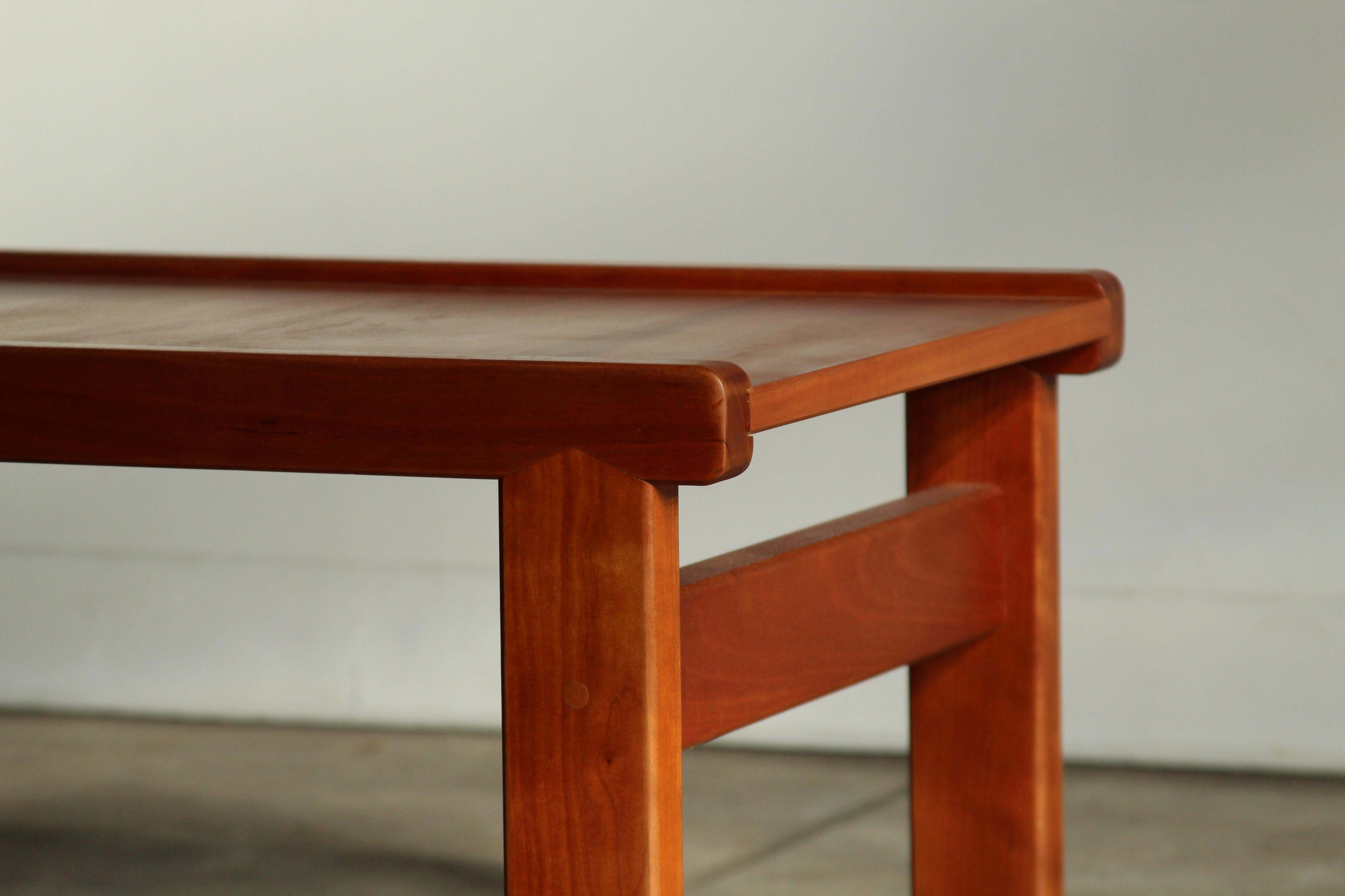 Japanese Studio Crafted Low Table, 1970s In Good Condition For Sale In Coronado, CA