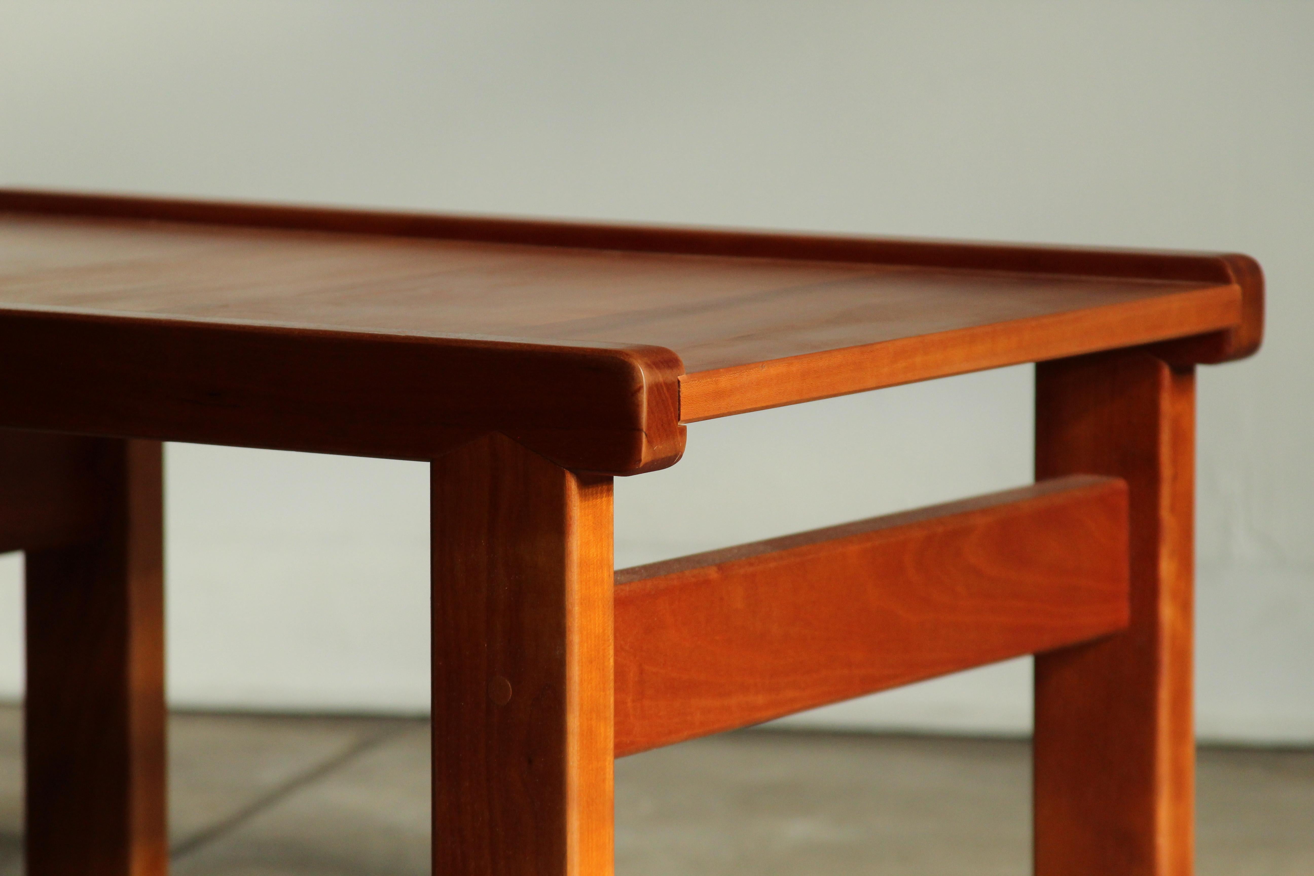 Japanese Studio Crafted Low Table, 1970s For Sale 3