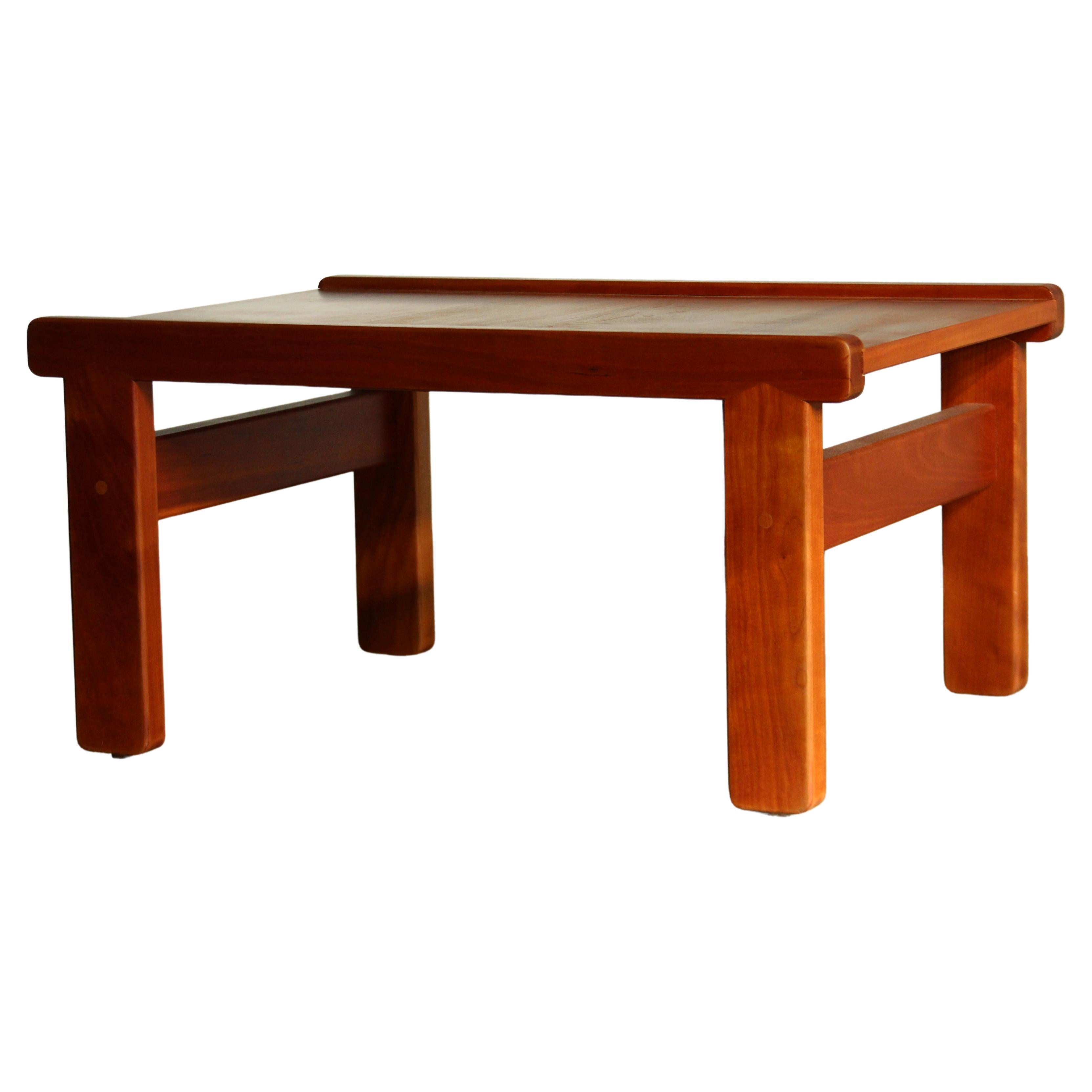Japanese Studio Crafted Low Table, 1970s For Sale