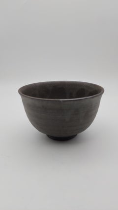 Japanese Studio Pottery Tenmoku Tea Bowl / Chawan