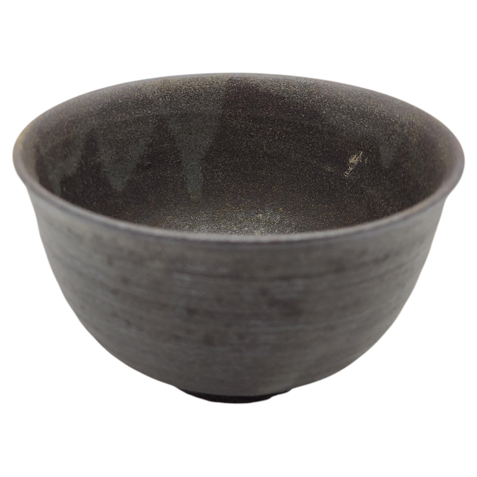 Japanese Studio Pottery Tenmoku Tea Bowl / Chawan