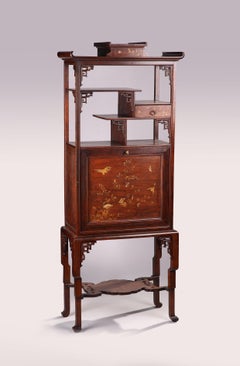 Japanese Style Cabinet-Secretary Att. to Perret & Vibert, France, circa 1880