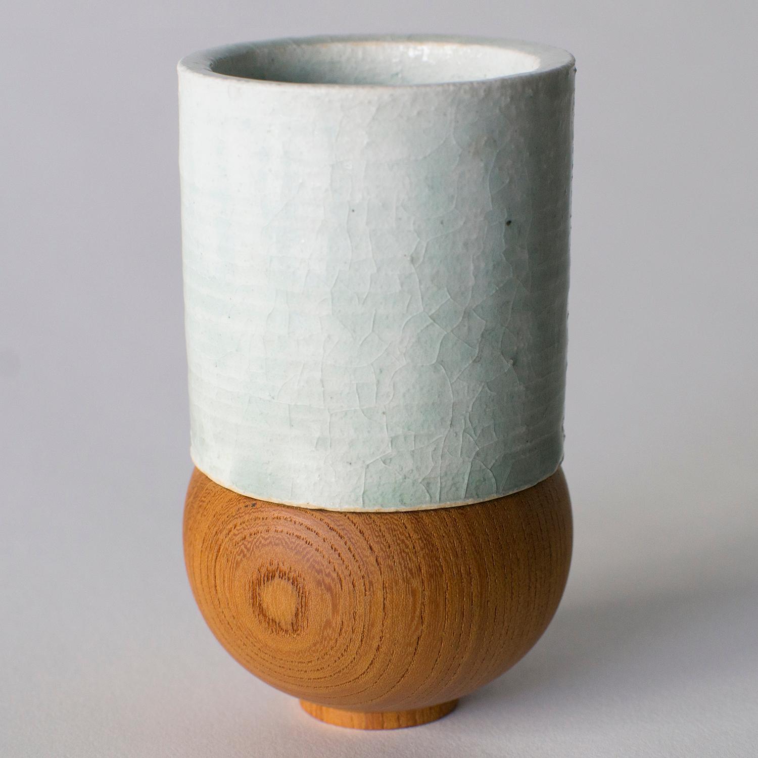 Japanese Style Ceramic Cup Takuya Hamajima Contemporary Zen For Sale 1