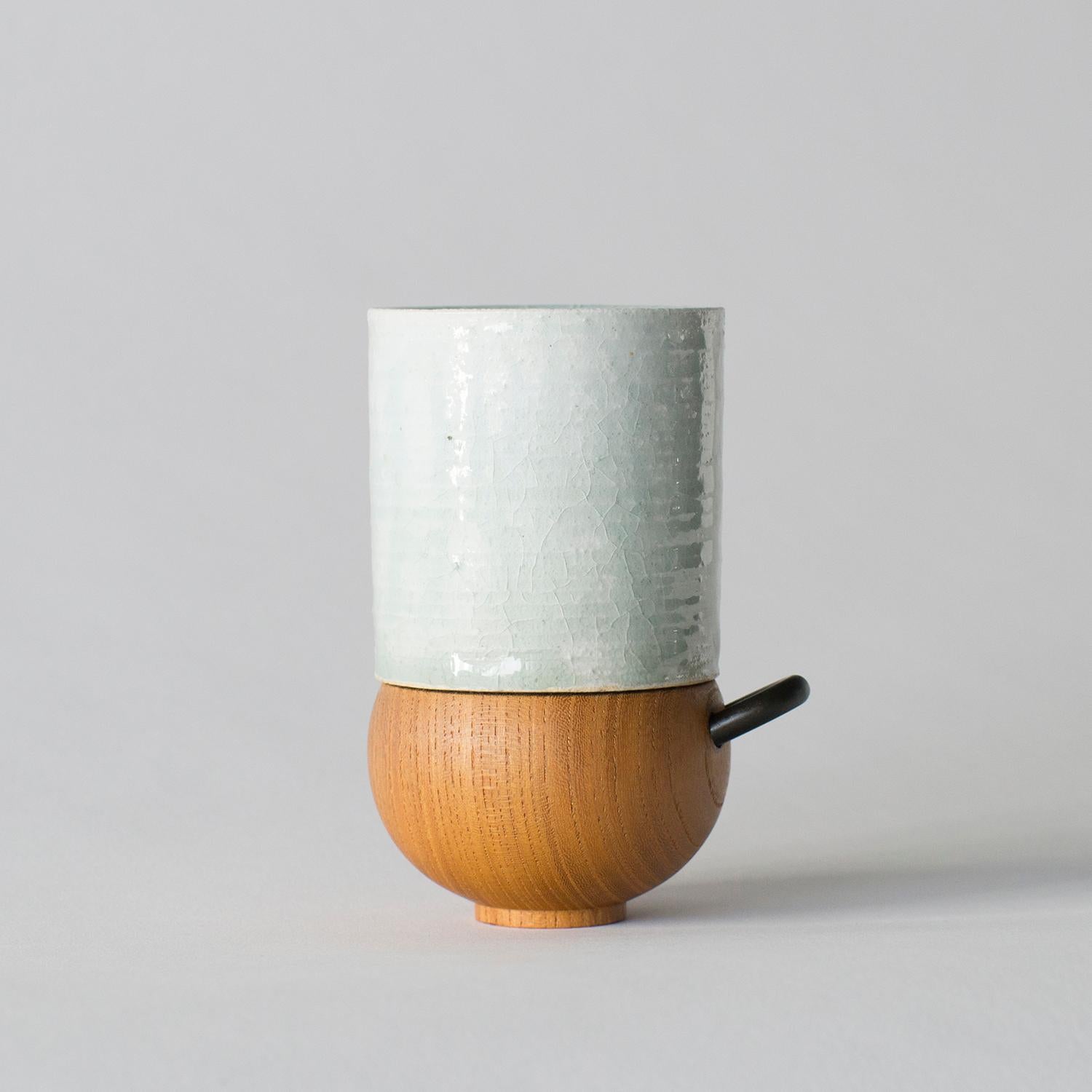 Japanese Style Ceramic Cup Takuya Hamajima Contemporary Zen For Sale 2