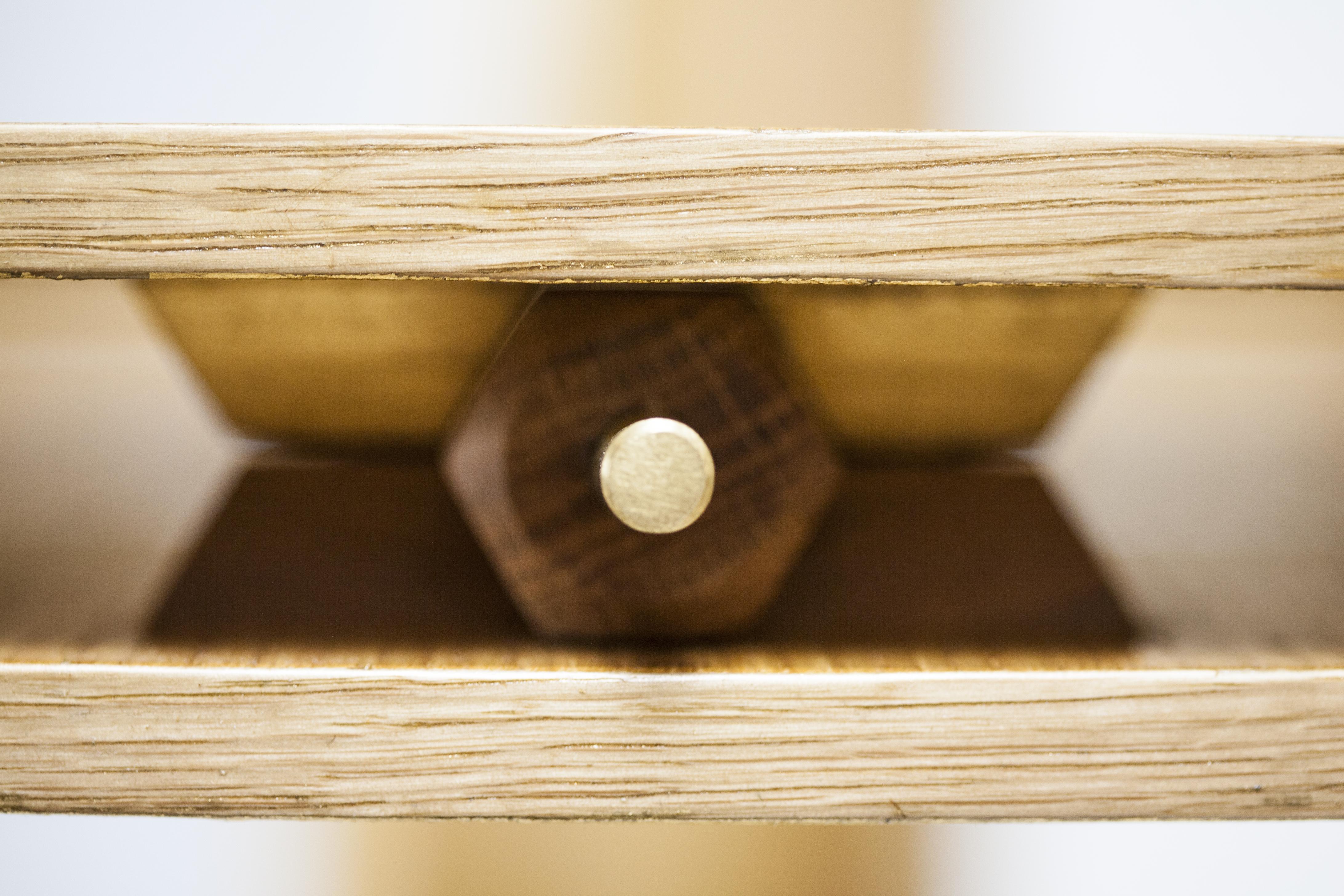 Brass Japanese Style Desk  Kitsü For Sale