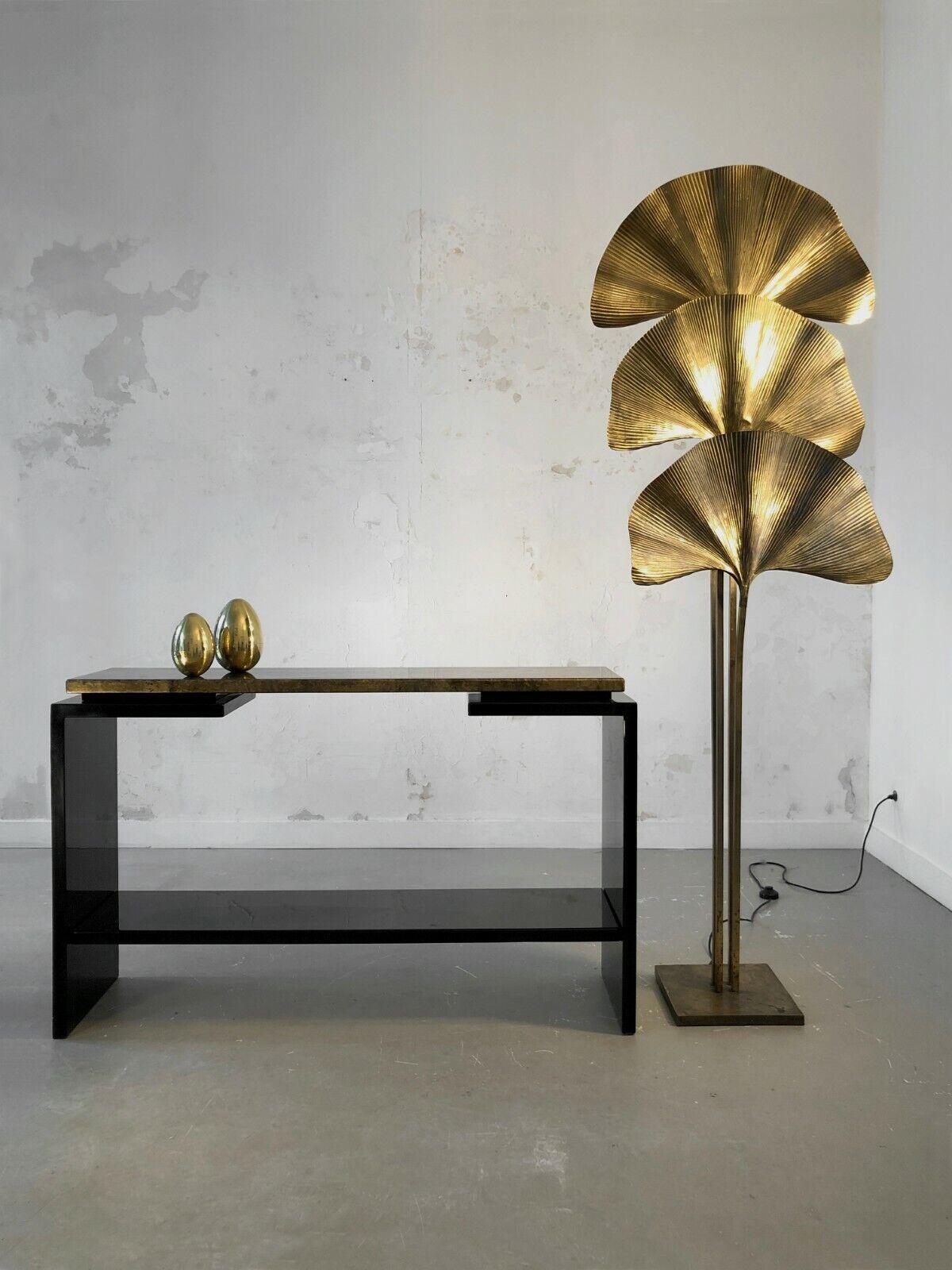 French A POST-MODERN Lacquered CONSOLE Table, ALDO TURA, ROCHE & BOBOIS, France 1970 For Sale