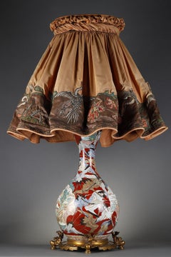 Japonisme  Lamp Att. to E. Lièvre , Japan-France, Circa 1880