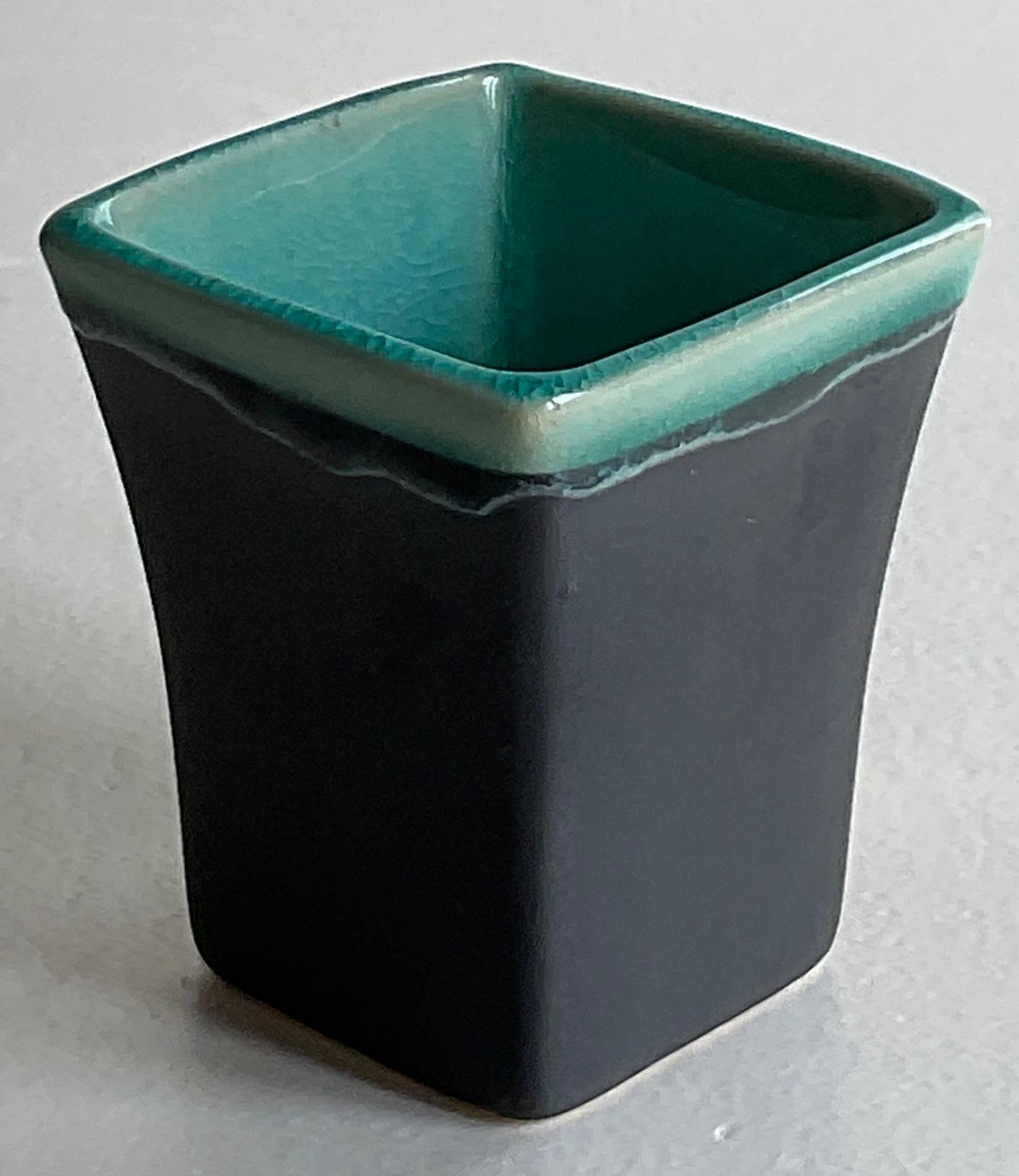Keramik-Teeservice aus der Mitte des Jahrhunderts im japanischen Stil, Vallauris (Handbemalt) im Angebot