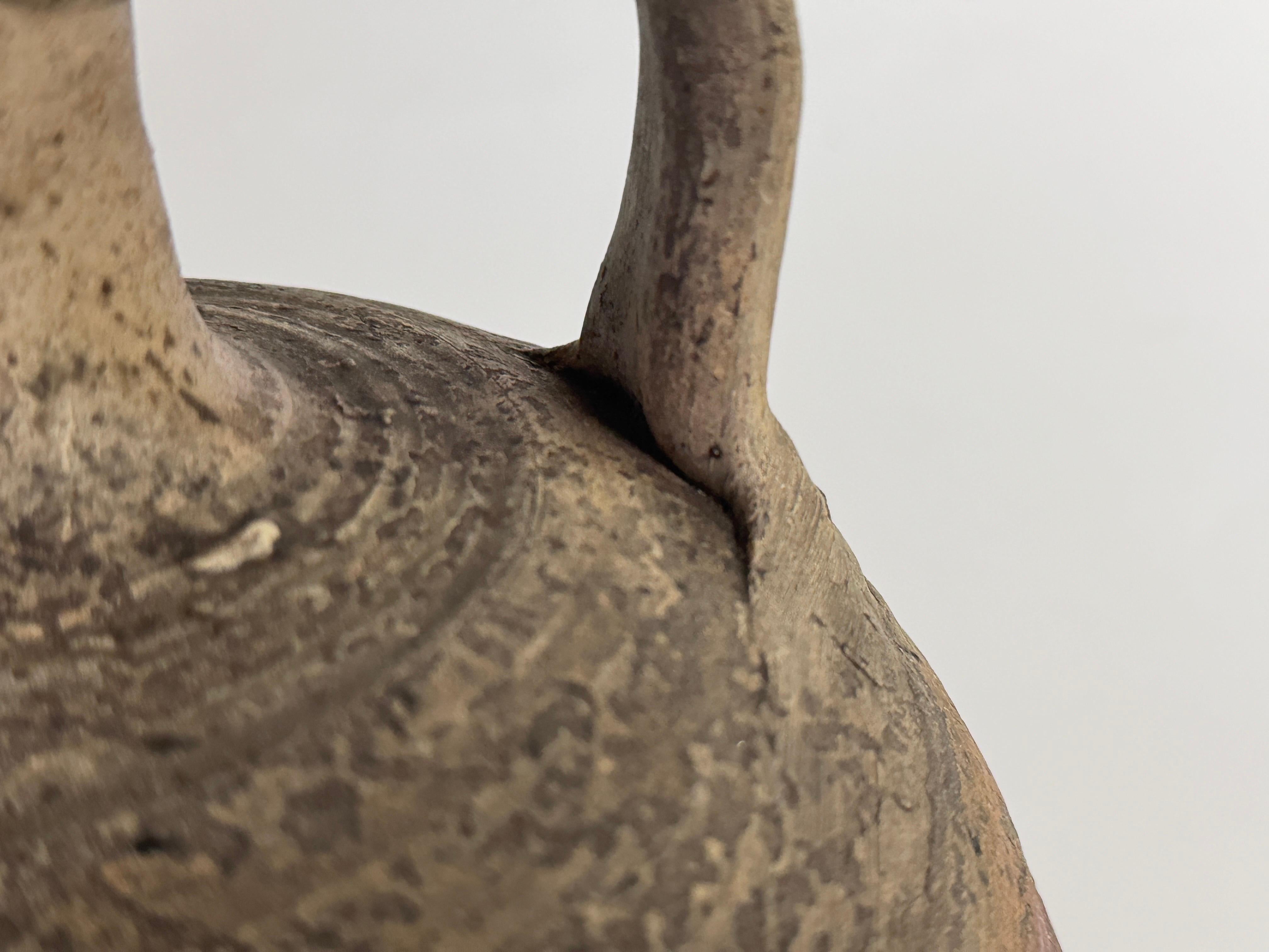 XIX secolo Brocca in stile giapponese in ceramica Stoneware con smalto sorprendente  19° Francia in vendita