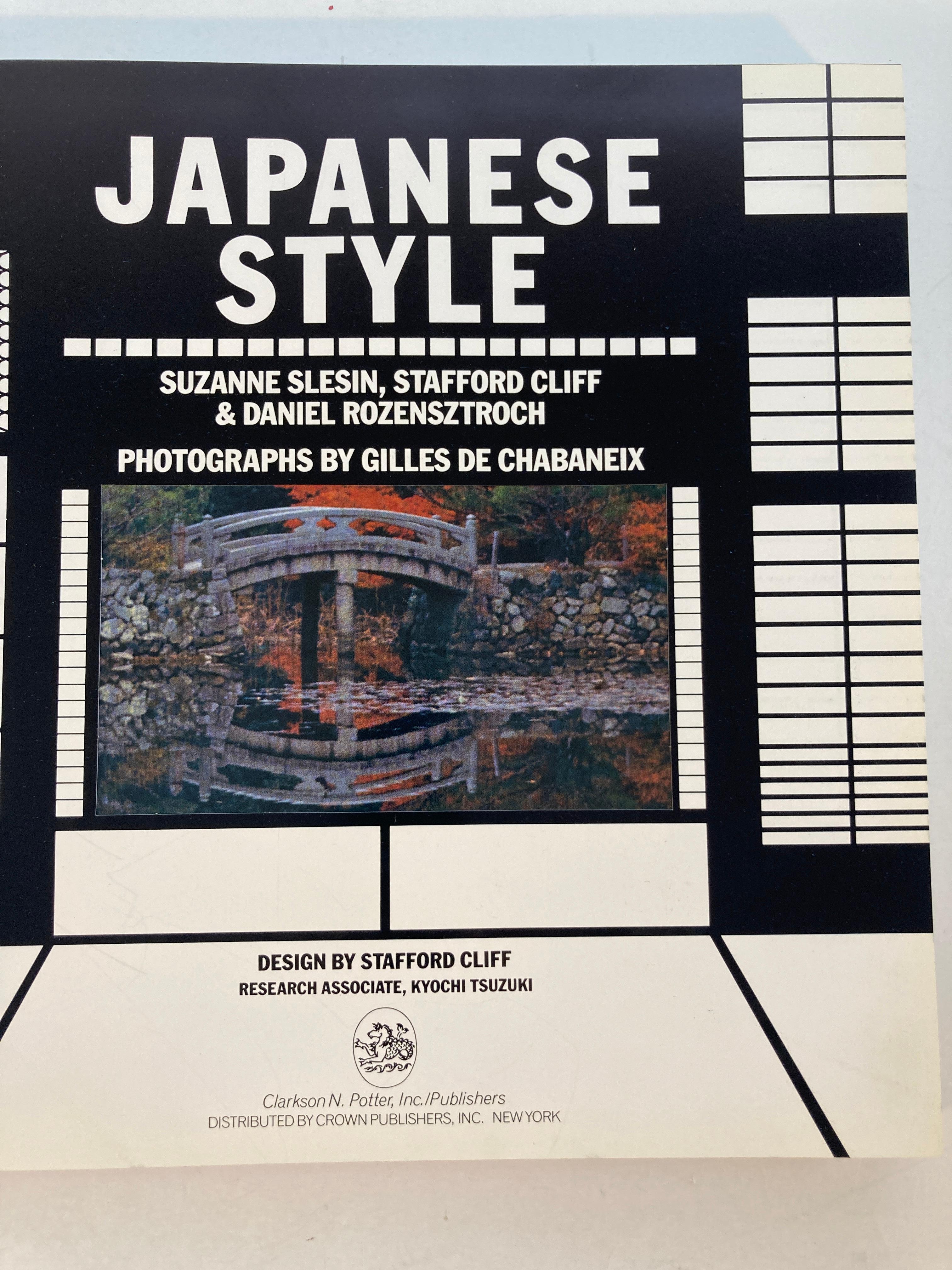 Japonisme Japanese Style Suzanne Slesin, Stafford Cliff, Daniel Rozensztroch Design Book