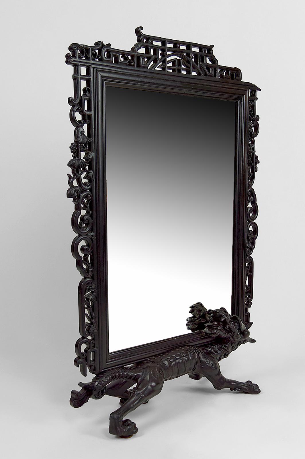 gothic dragon mirror