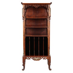 Japanese Style Wooden Cabinet Attributed to G. Viardot, France, Circa 1880
