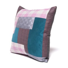 Japanese Suiting Patchwork Pillow
