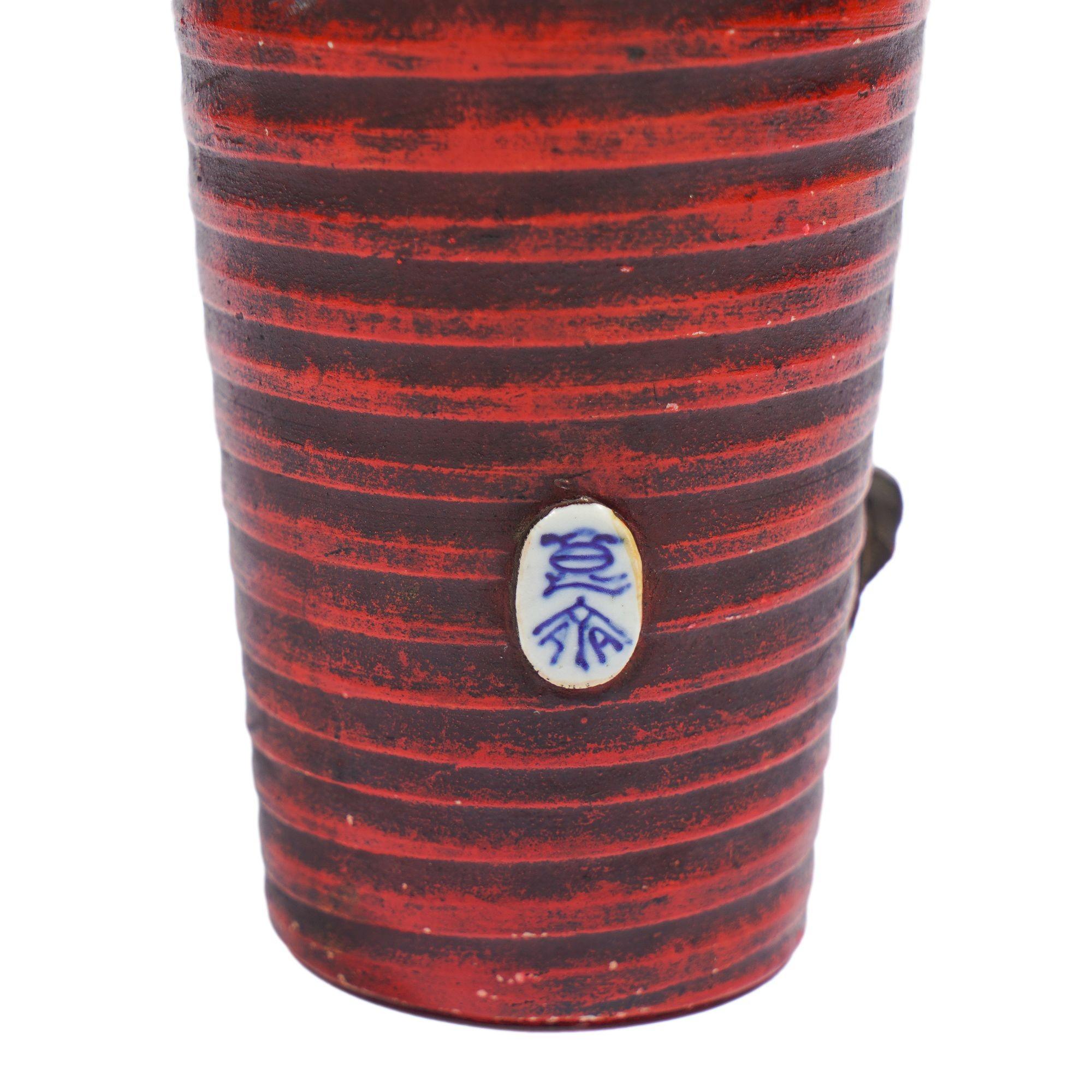 Vaso in ceramica giapponese Sumida Gawa, 1900 ca. in vendita 2