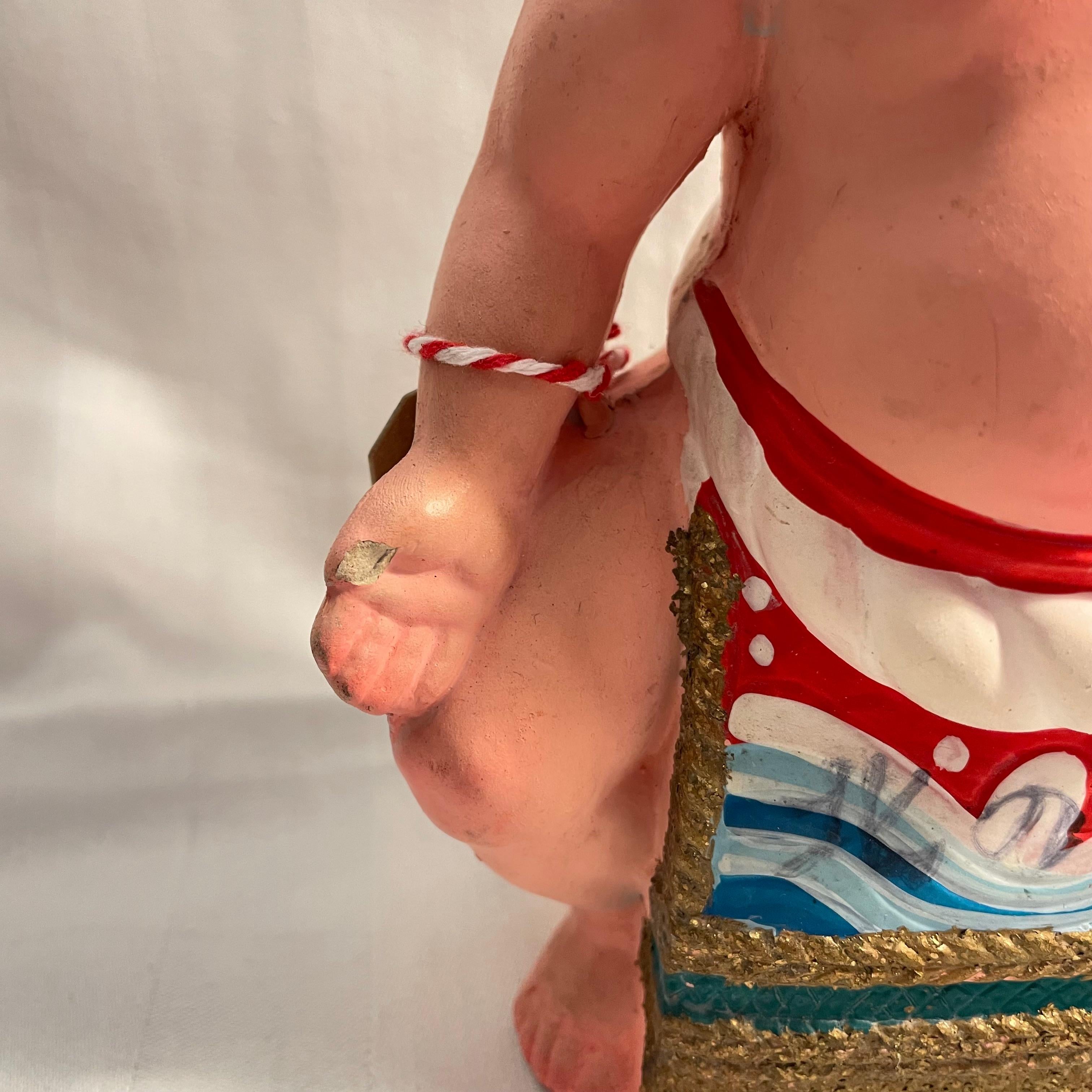 Japanische Sumo Wresler KitanoUmi-Figuren-Keramik 1980er Jahre (Showa) im Angebot