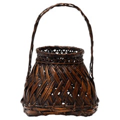Japanese Susutake Ikebana Basket, c. 1900